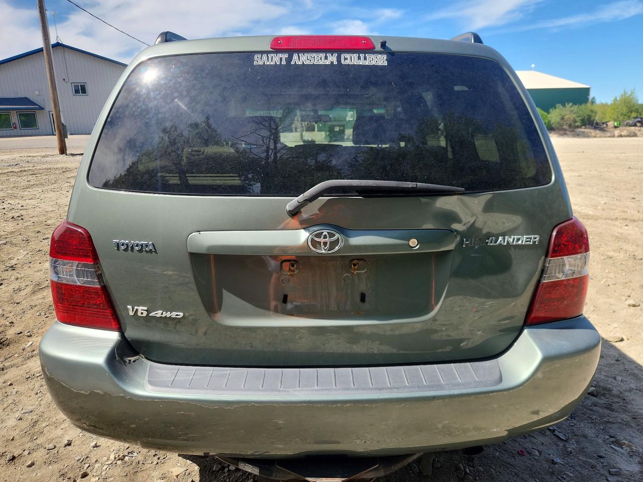 2005 Toyota Highlander Base Green vin: JTEEP21A050097367