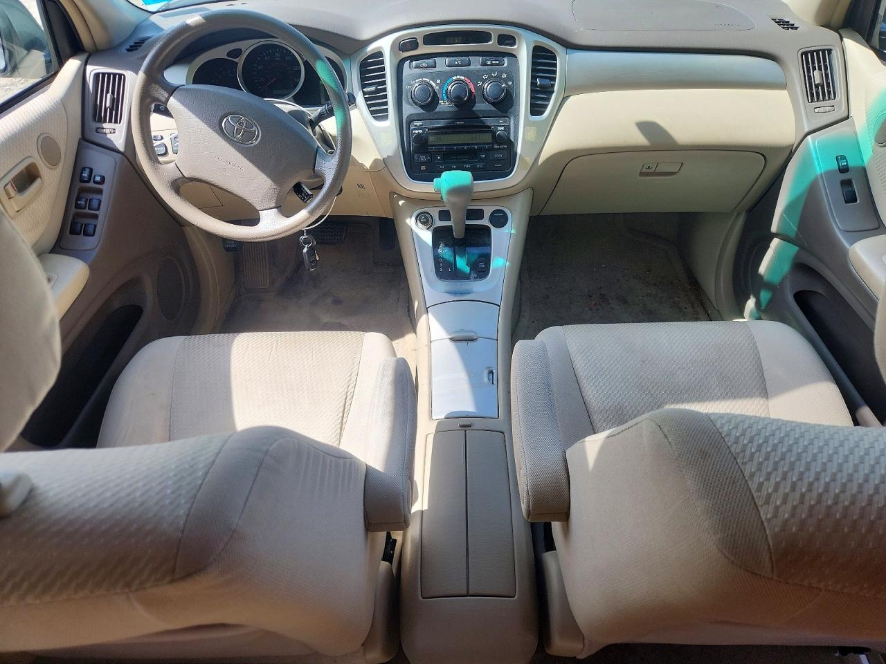 2005 Toyota Highlander Base Green vin: JTEEP21A050097367