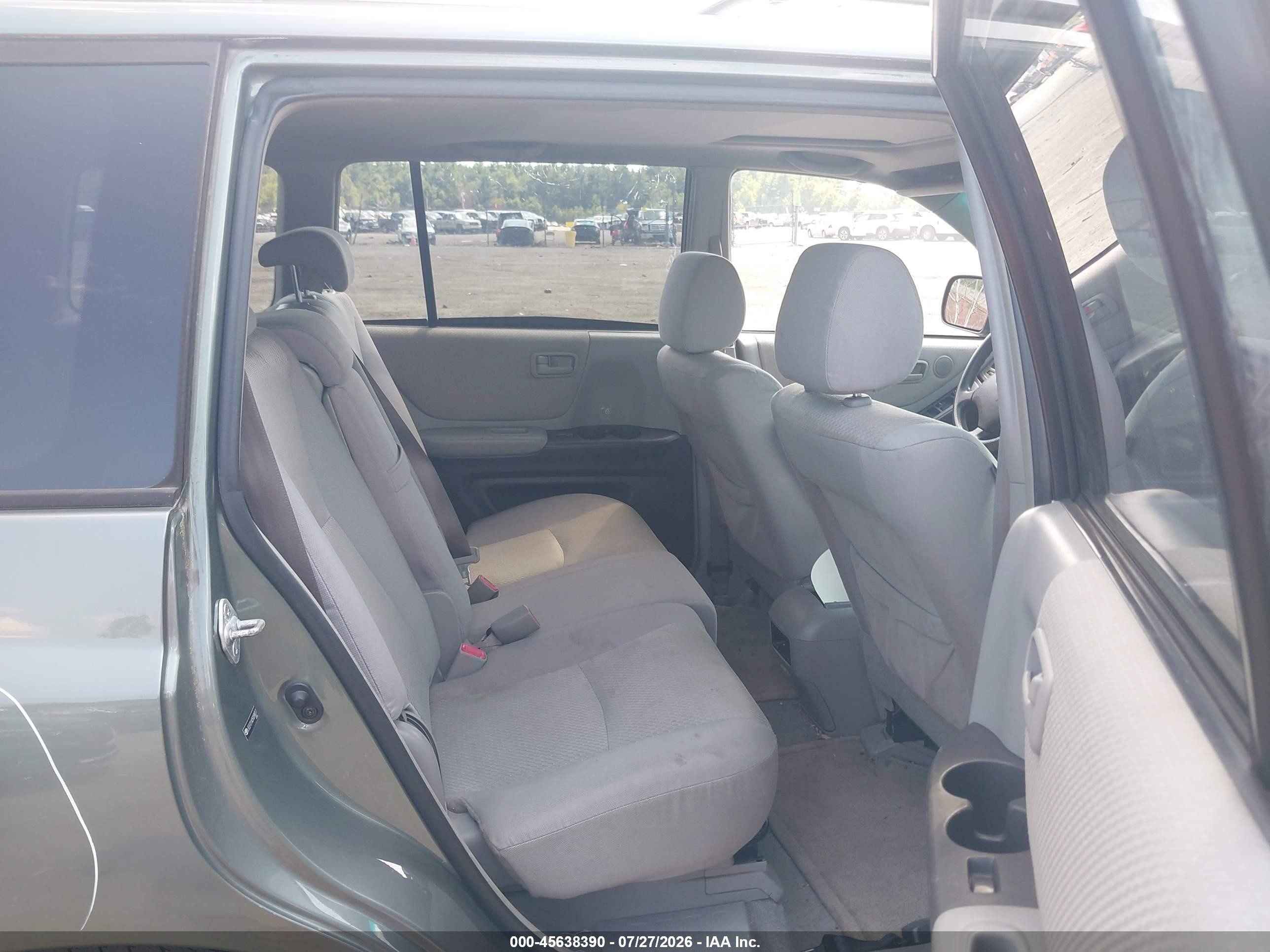 2005 Toyota Highlander V6 Green vin: JTEEP21A050098017