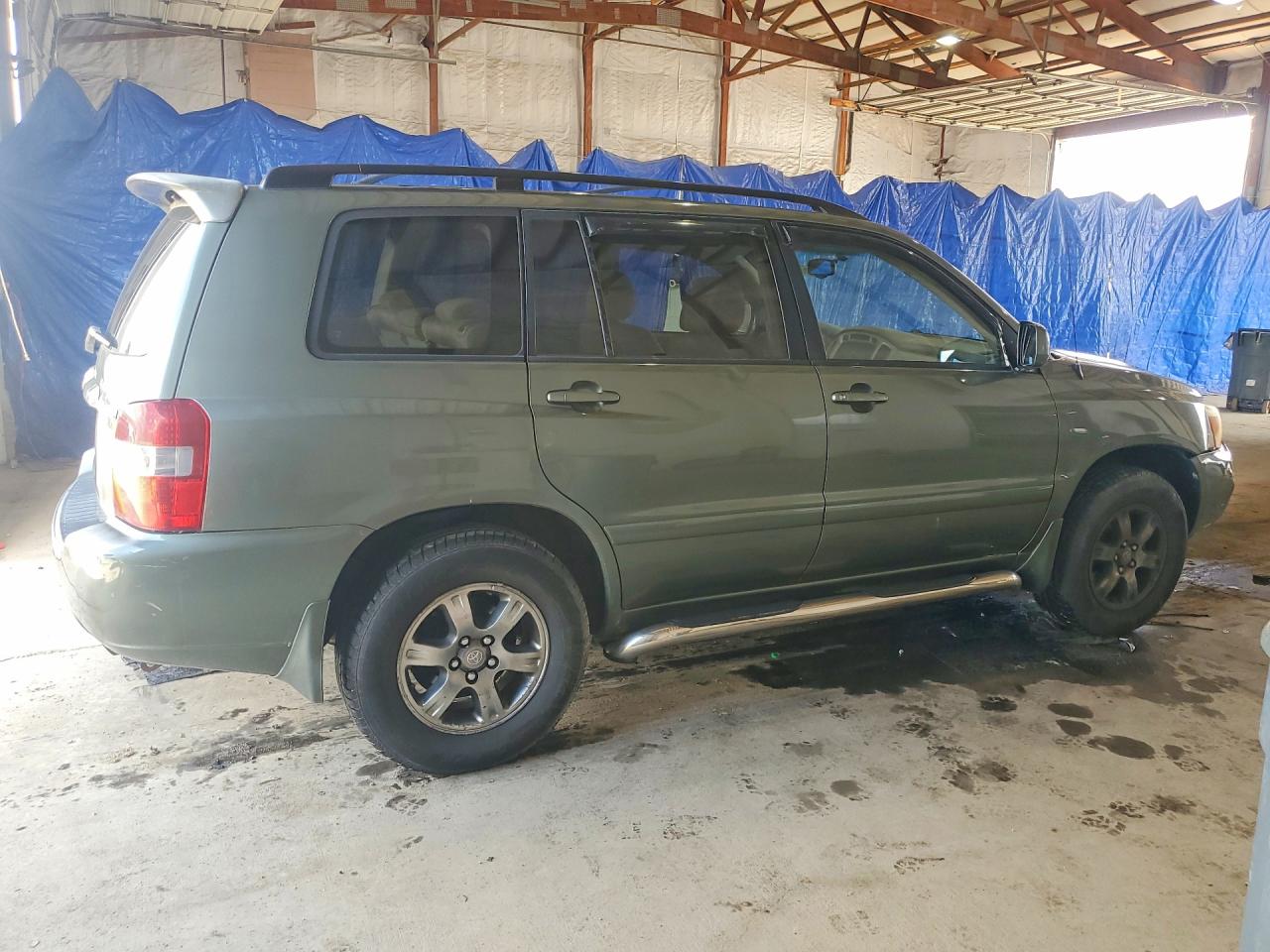 2005 Toyota Highlander Limited Зеленый vin: JTEEP21A050126544