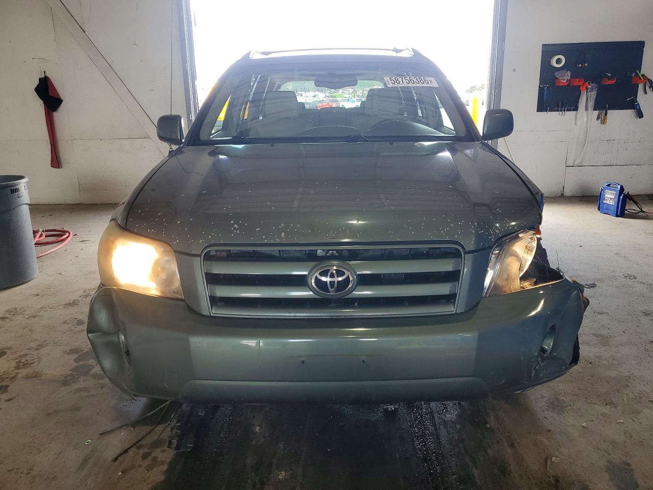 2005 Toyota Highlander Limited Зеленый vin: JTEEP21A050126544