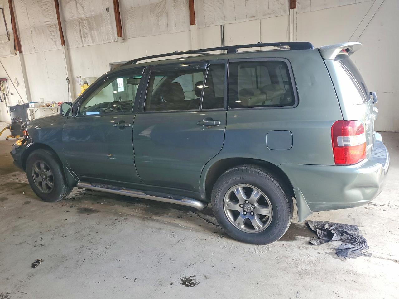 2005 Toyota Highlander Limited Зеленый vin: JTEEP21A050126544