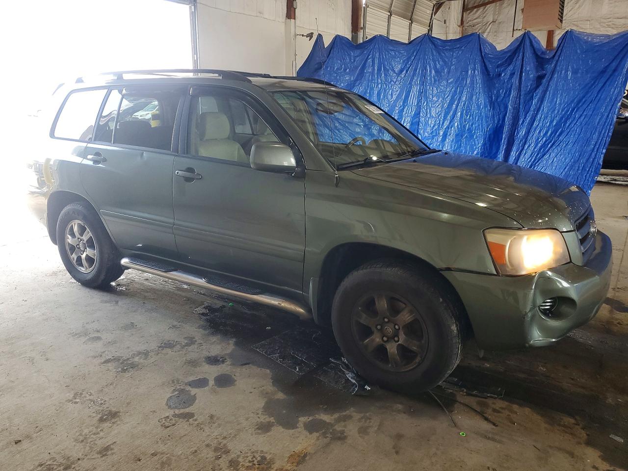 2005 Toyota Highlander Limited Зеленый vin: JTEEP21A050126544