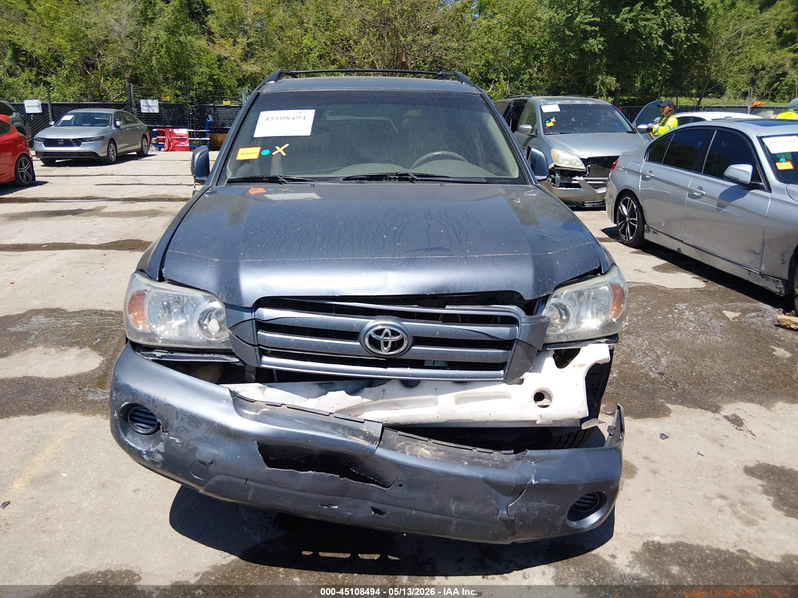2005 Toyota Highlander V6 Синий vin: JTEEP21A050128696