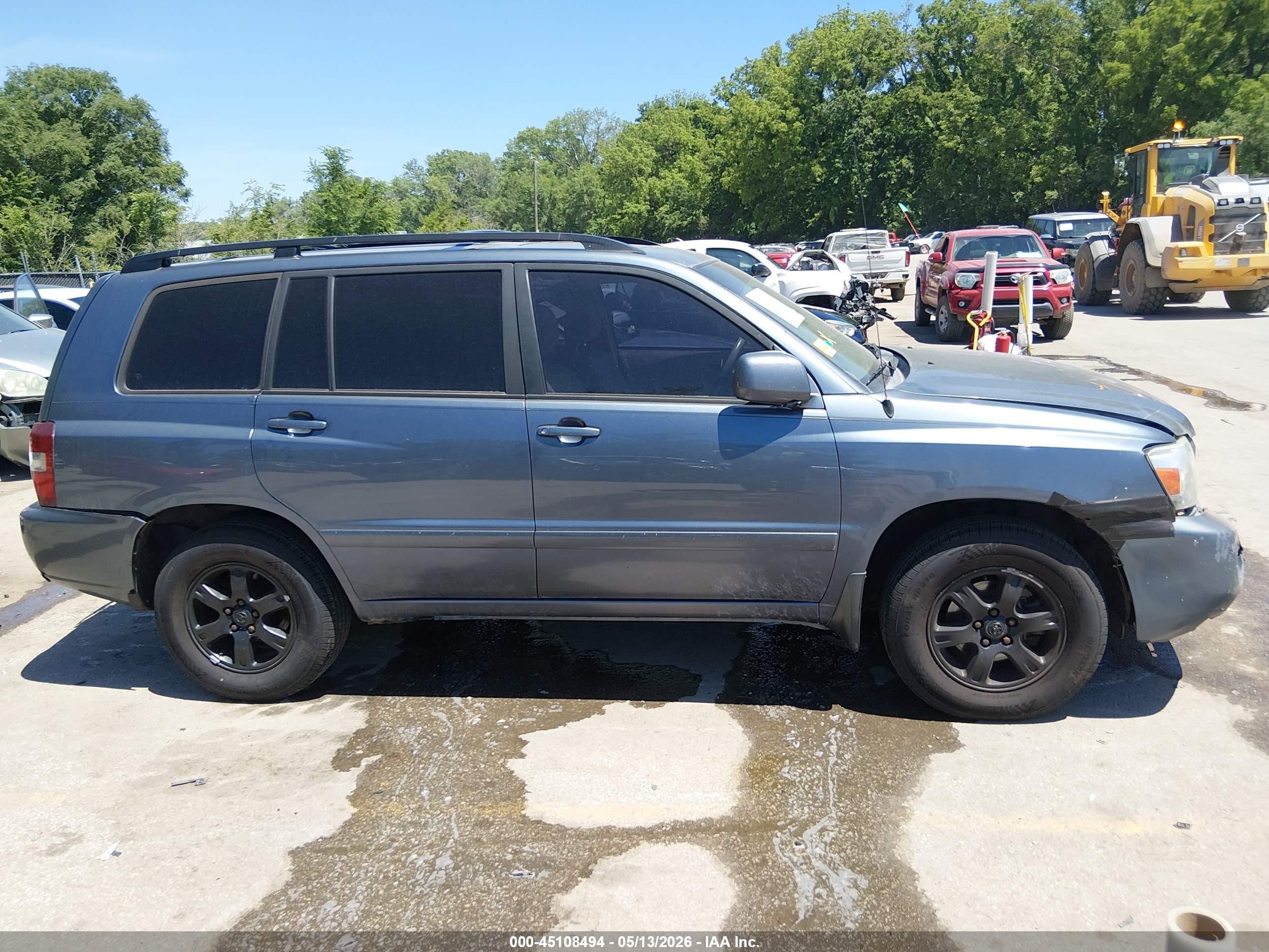 2005 Toyota Highlander V6 Синий vin: JTEEP21A050128696