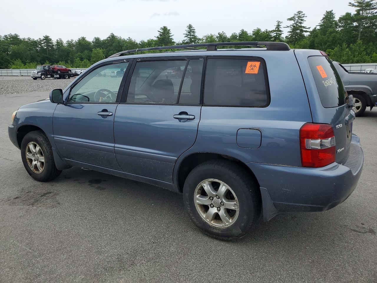2005 Toyota Highlander Limited Blue vin: JTEEP21A050134823