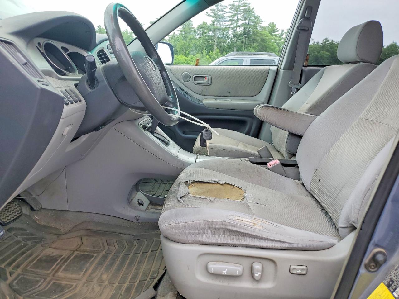 2005 Toyota Highlander Limited Blue vin: JTEEP21A050134823