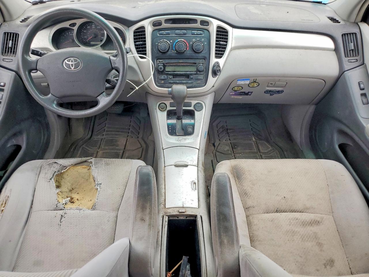 2005 Toyota Highlander Limited Blue vin: JTEEP21A050134823