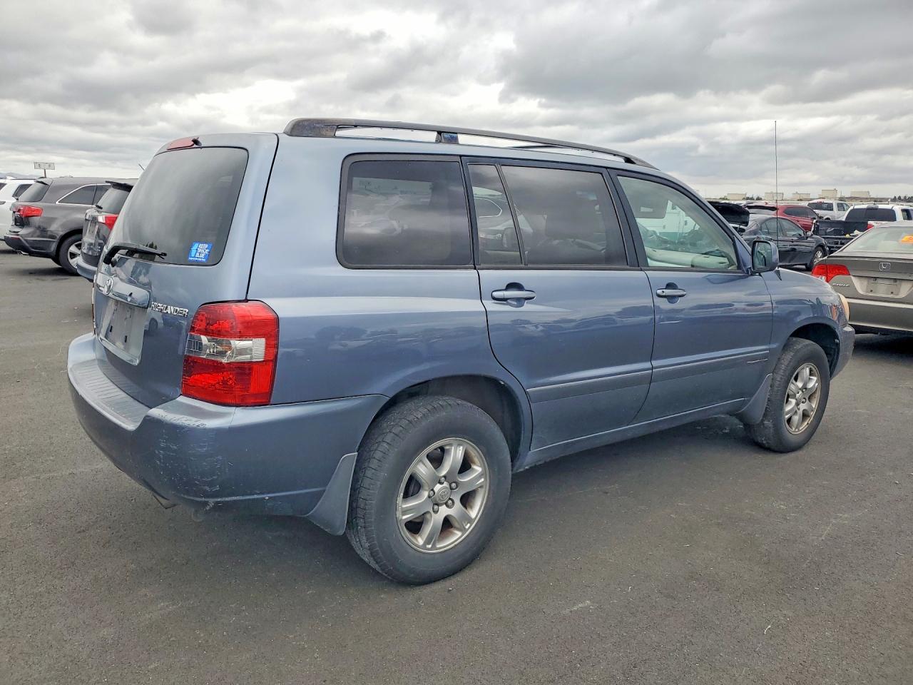 2006 Toyota Highlander Limited Blue vin: JTEEP21A060174921