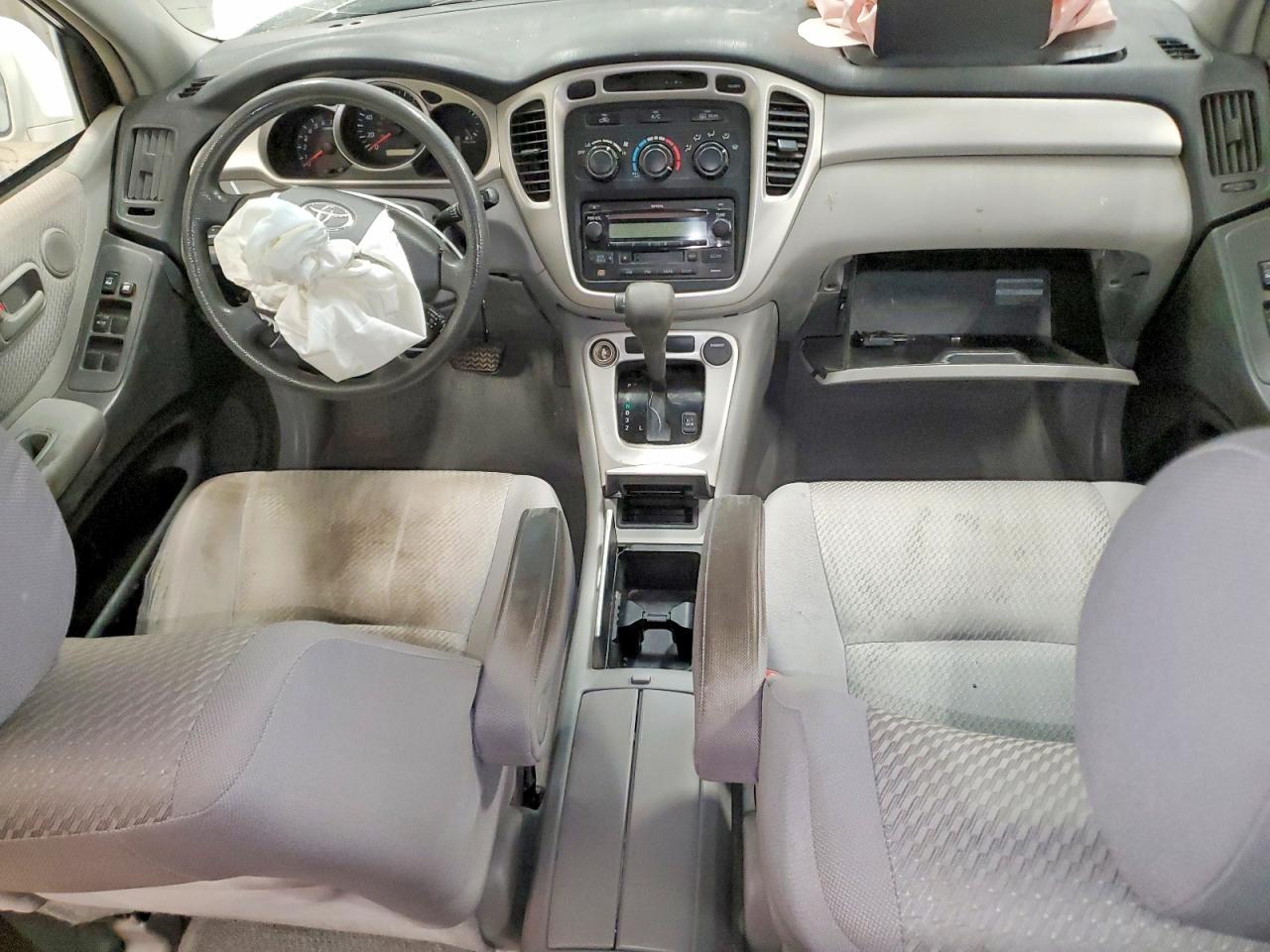 2007 Toyota Highlander Base Белый vin: JTEEP21A070189310