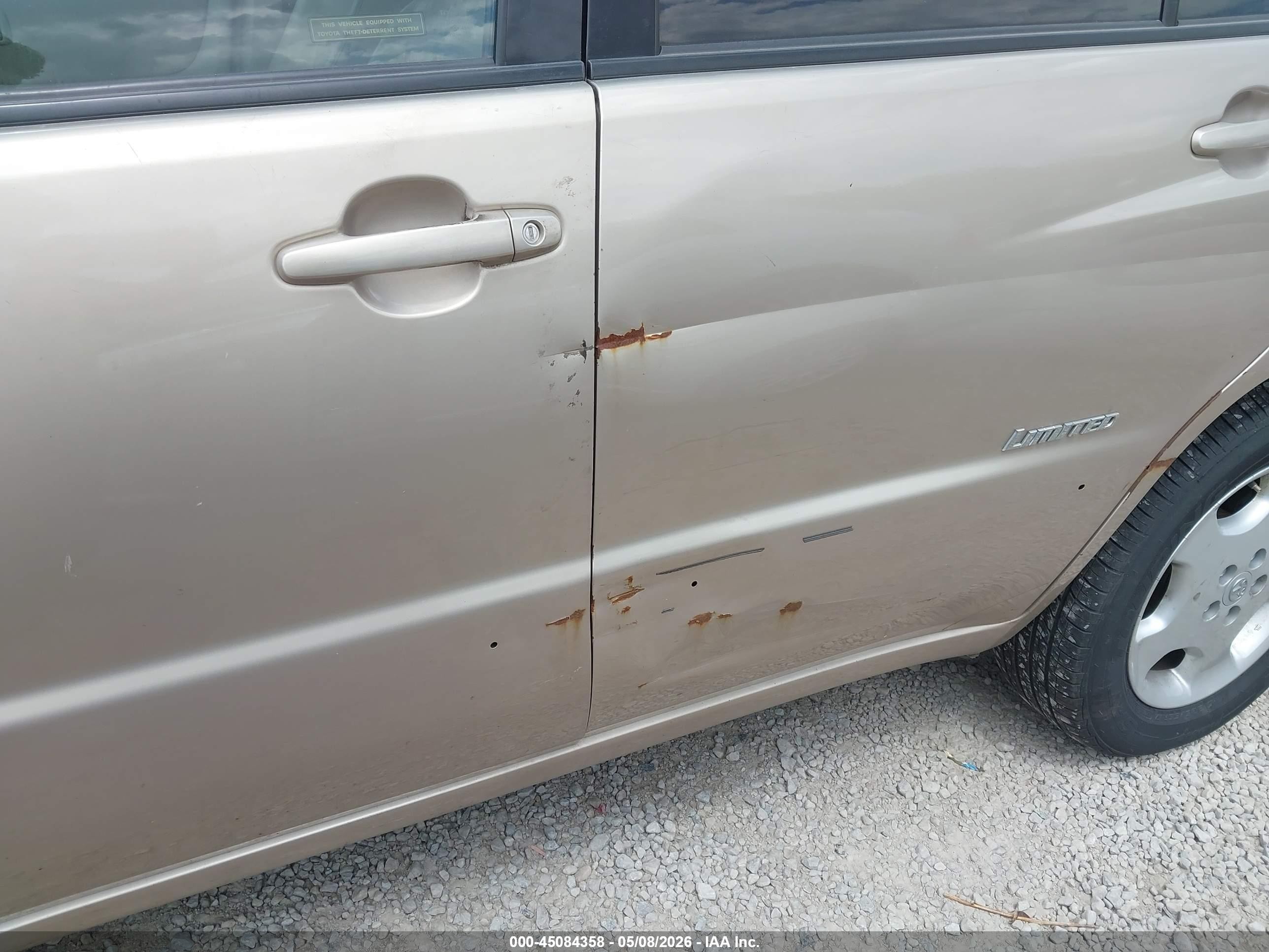 2007 Toyota Highlander Limited V6 Золотой vin: JTEEP21A070189713