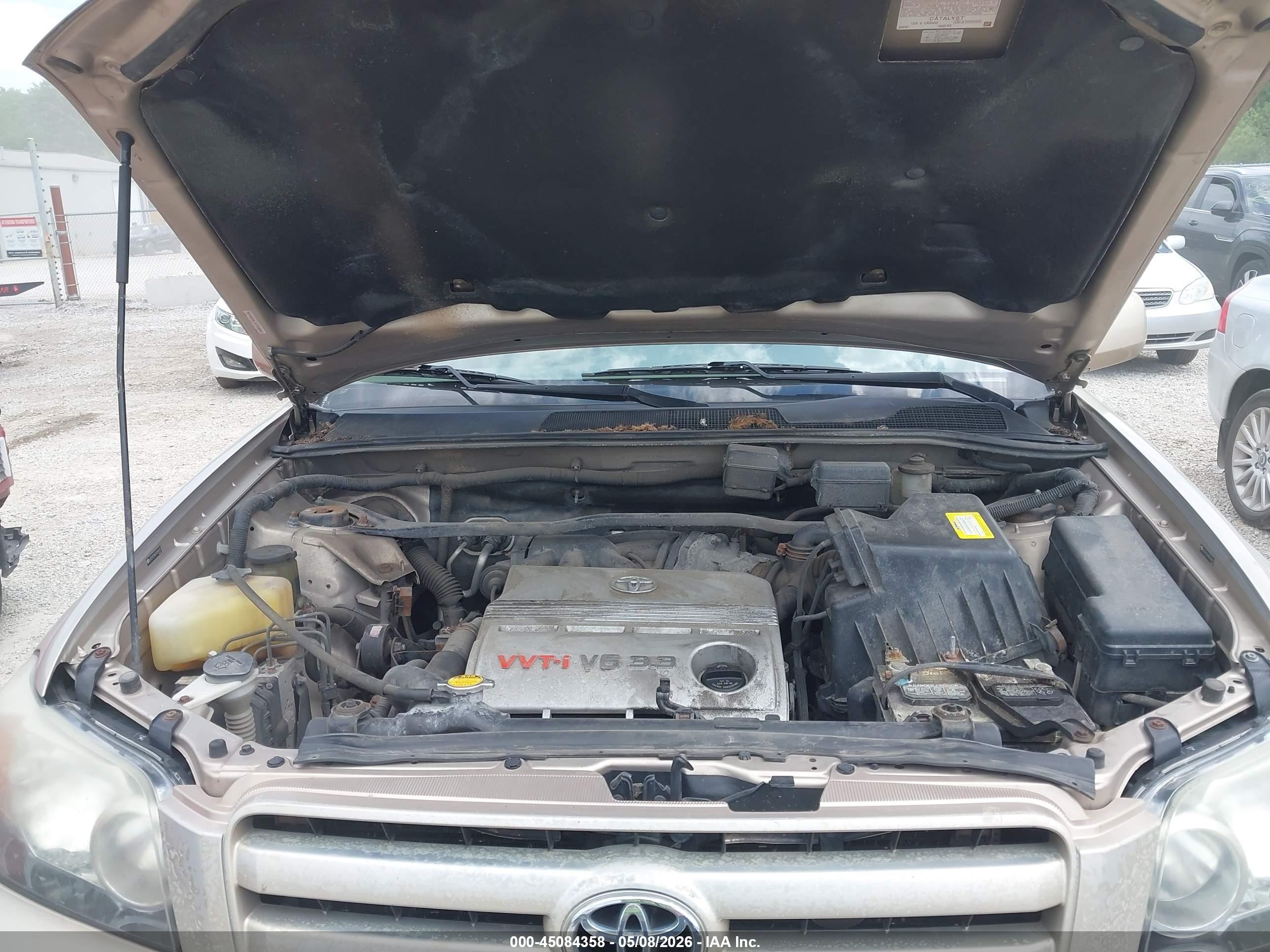 2007 Toyota Highlander Limited V6 Золотой vin: JTEEP21A070189713