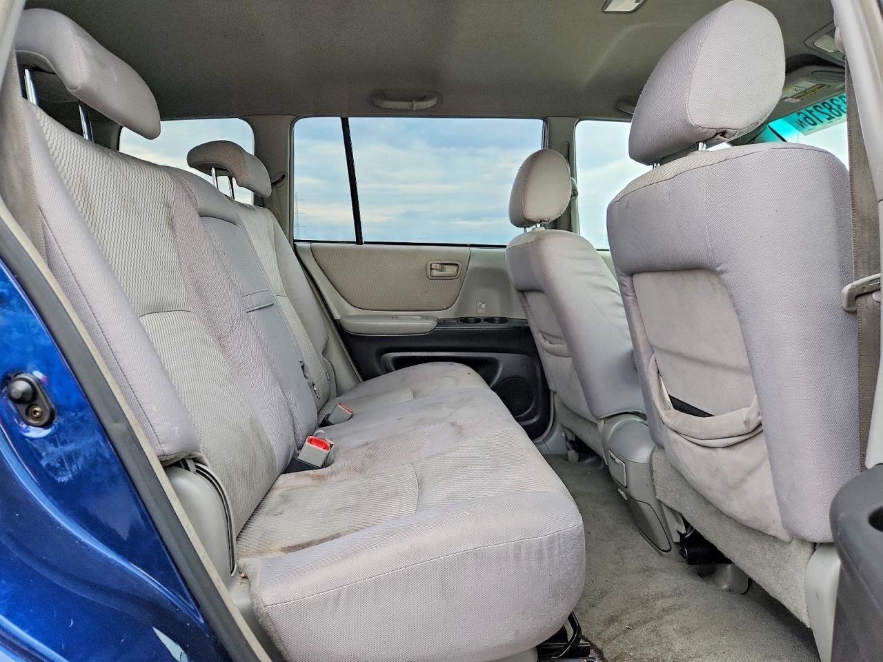 2004 Toyota Highlander Base Blue vin: JTEEP21A140019730
