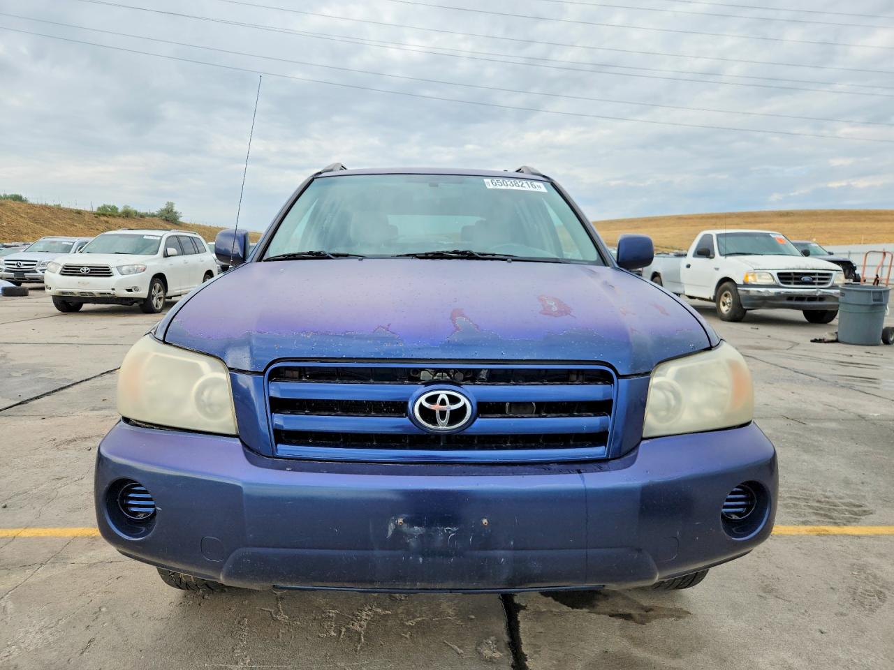 2004 Toyota Highlander Base Blue vin: JTEEP21A140019730