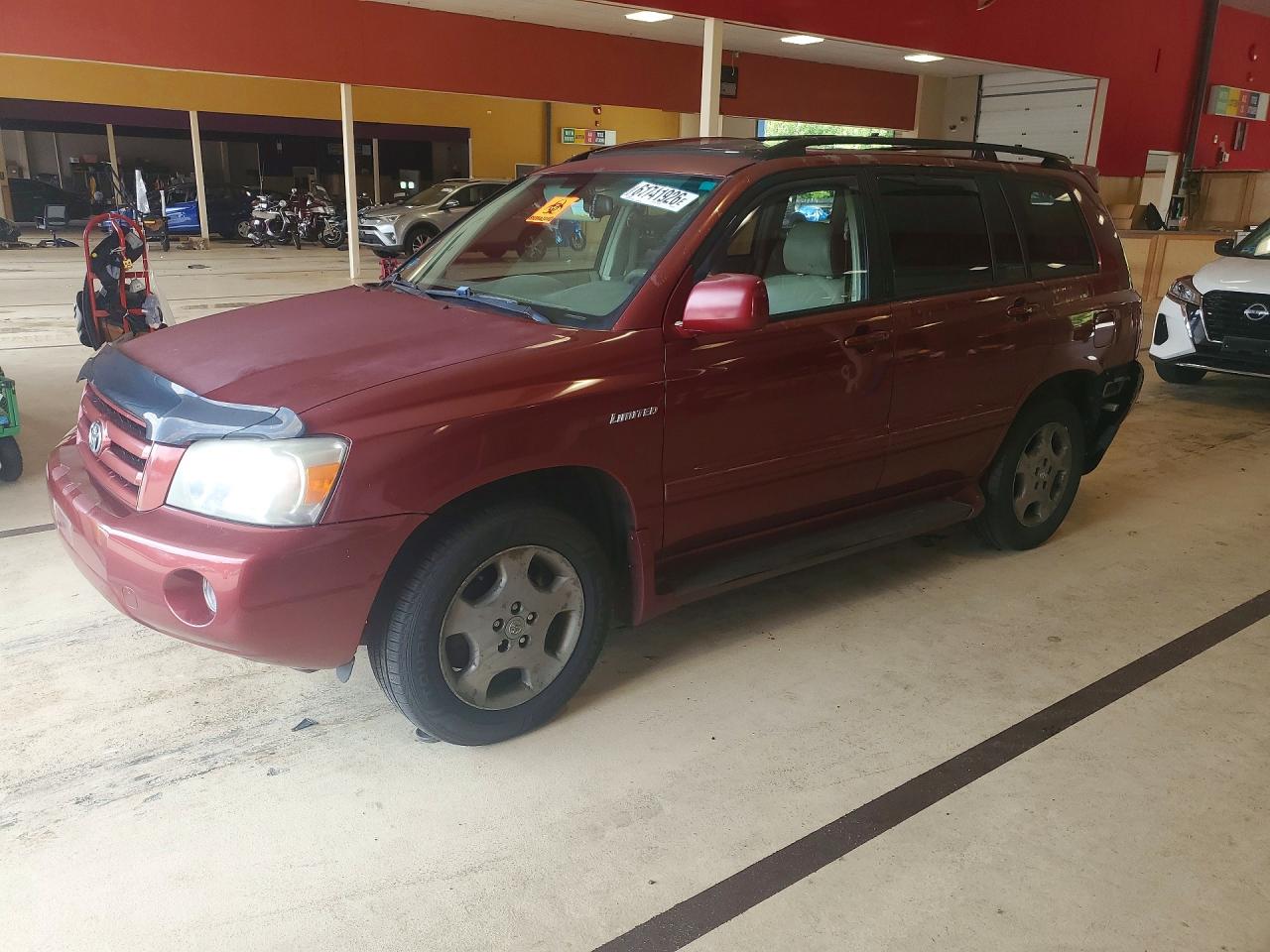 2004 Toyota Highlander Limited Red vin: JTEEP21A140022191