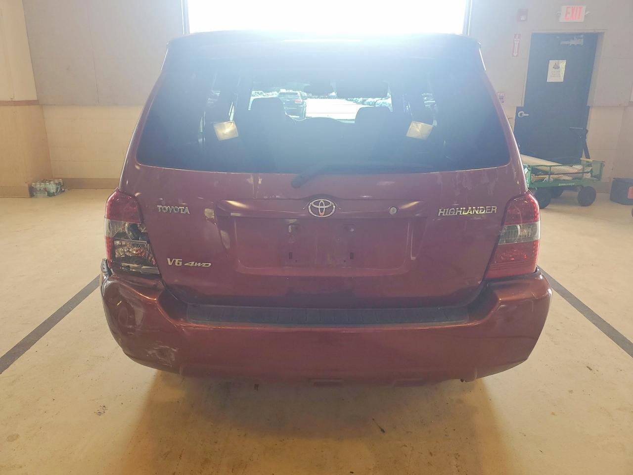 2004 Toyota Highlander Limited Red vin: JTEEP21A140022191