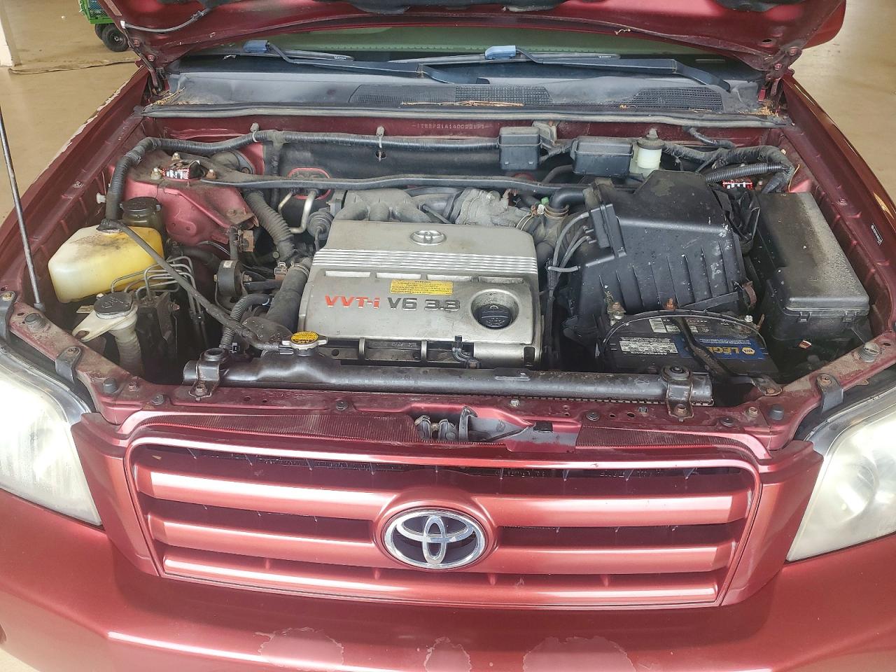 2004 Toyota Highlander Limited Red vin: JTEEP21A140022191
