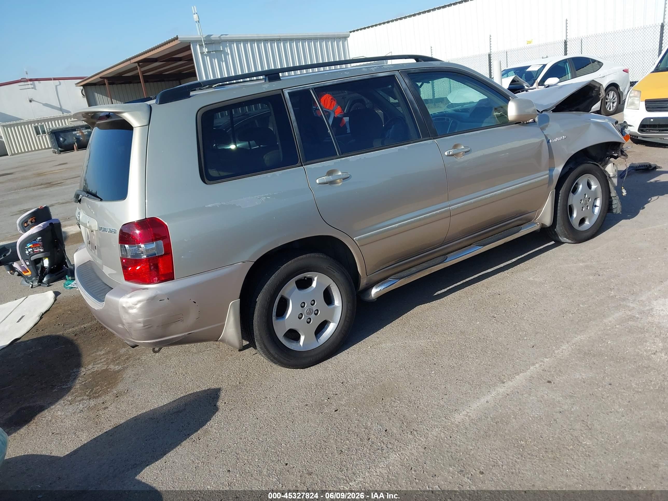 2004 Toyota Highlander Limited V6 Brown vin: JTEEP21A140042232
