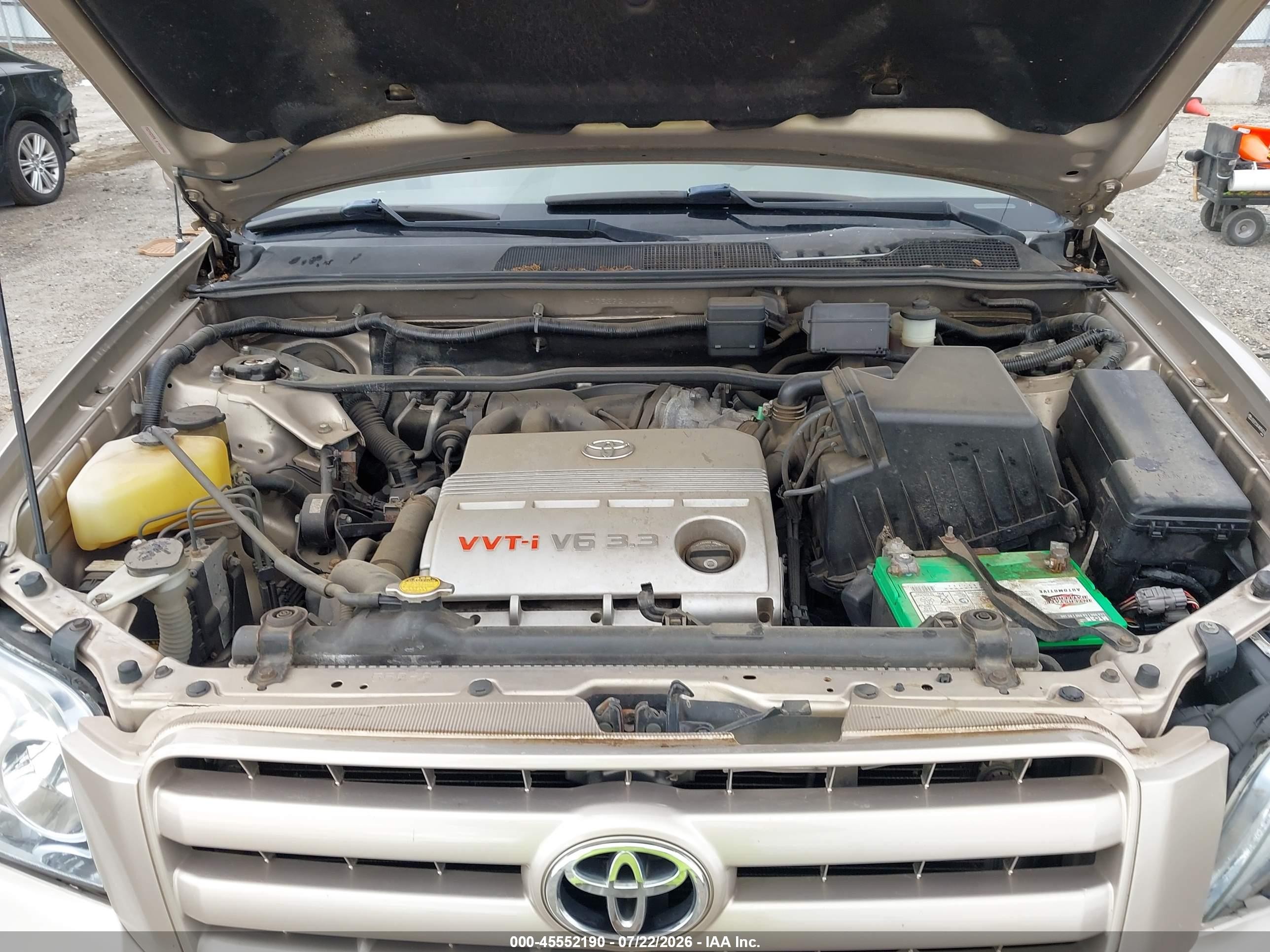 2004 Toyota Highlander V6 Gold vin: JTEEP21A140054316