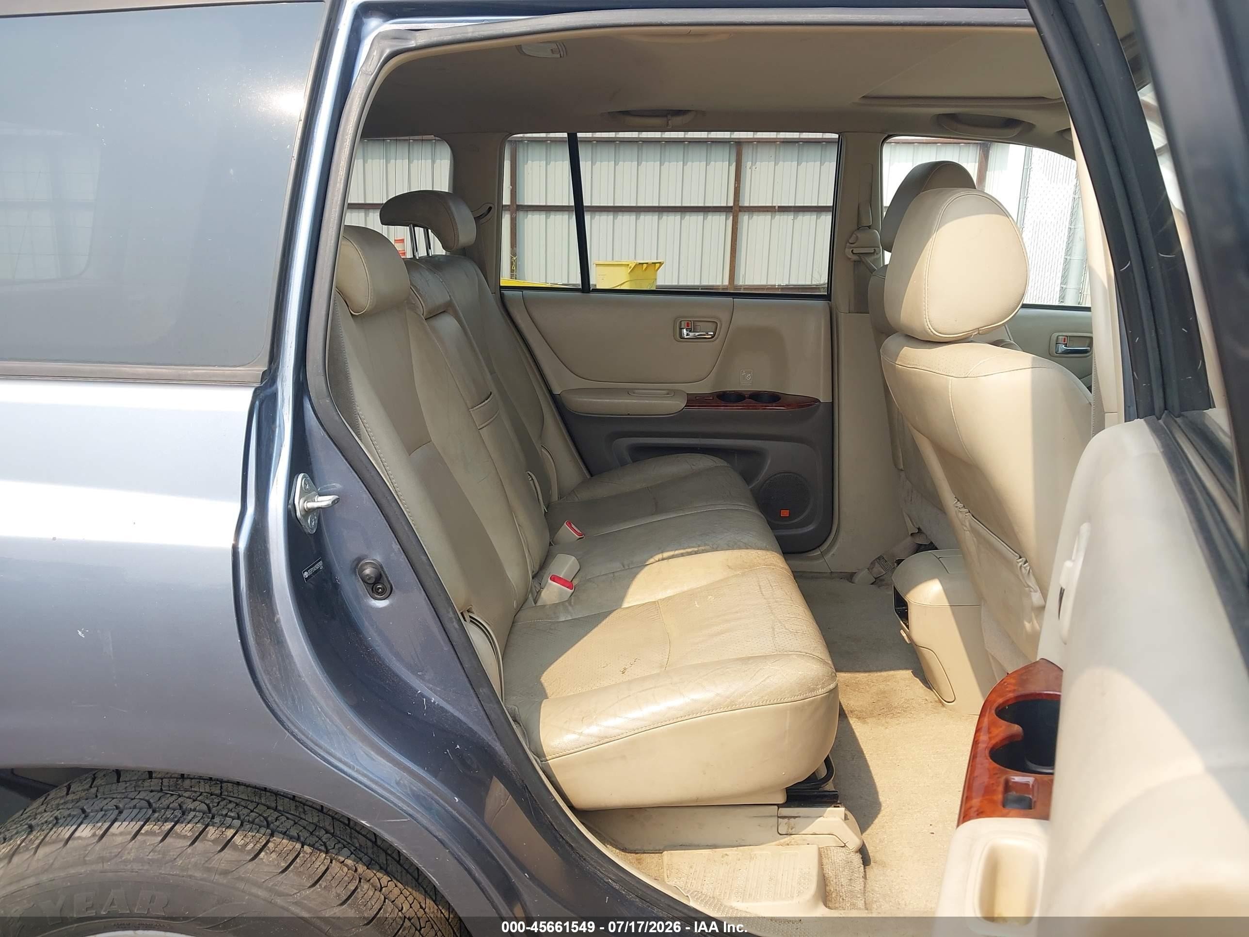 2005 Toyota Highlander Limited V6 Blue vin: JTEEP21A150093909