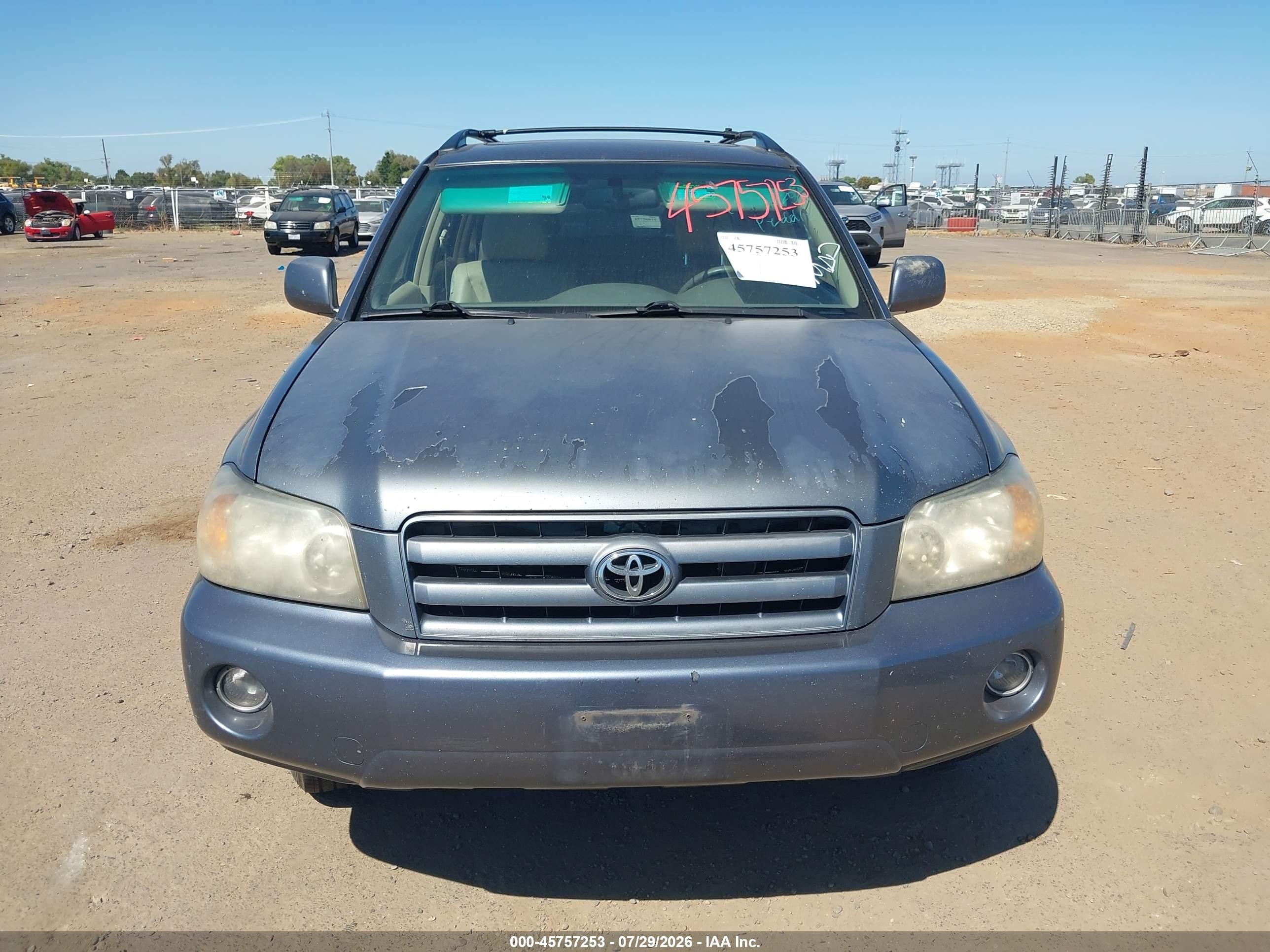 2005 Toyota Highlander Limited V6 Blue vin: JTEEP21A150108845