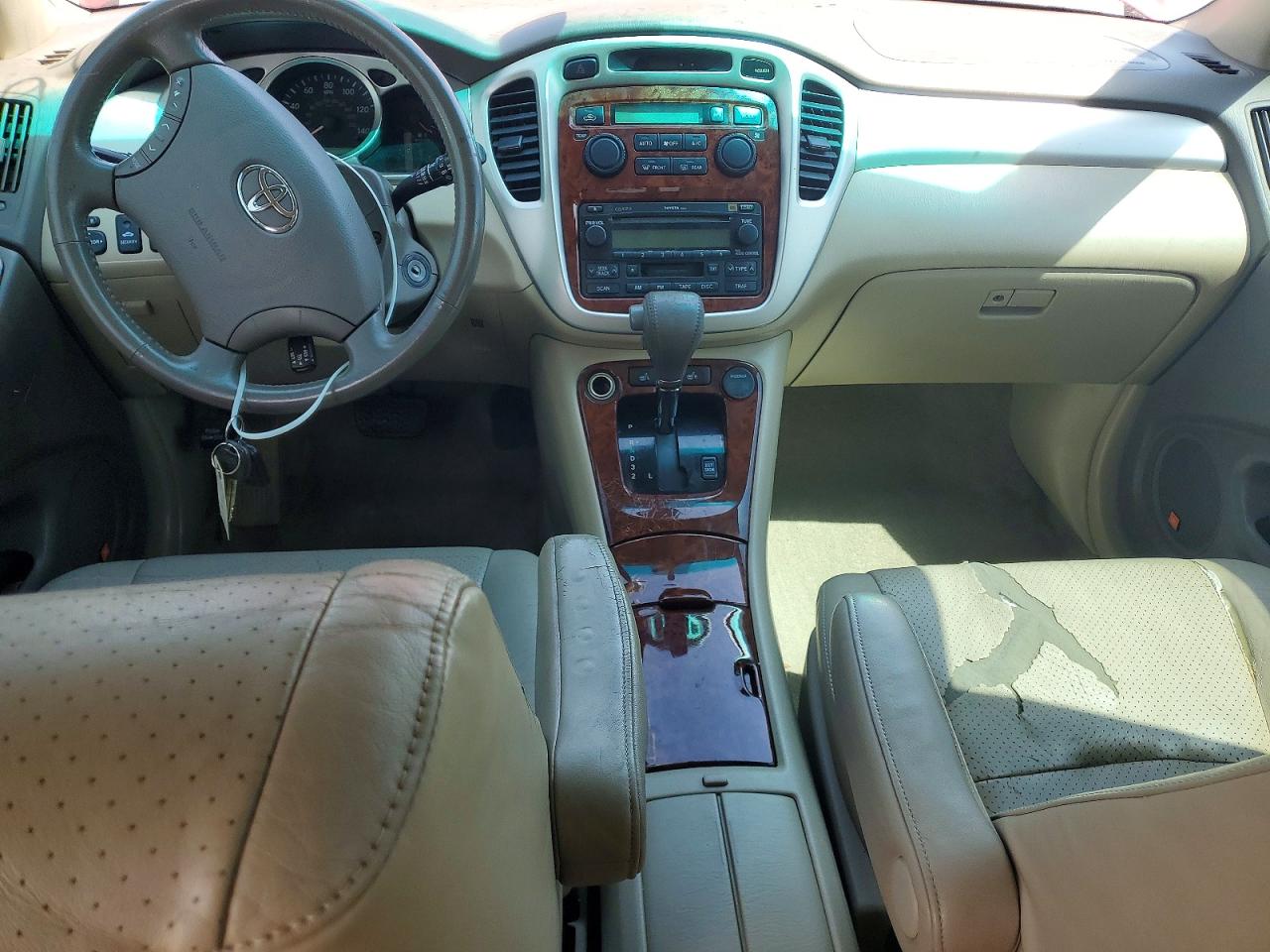 2005 Toyota Highlander Limited Burgundy vin: JTEEP21A150118033