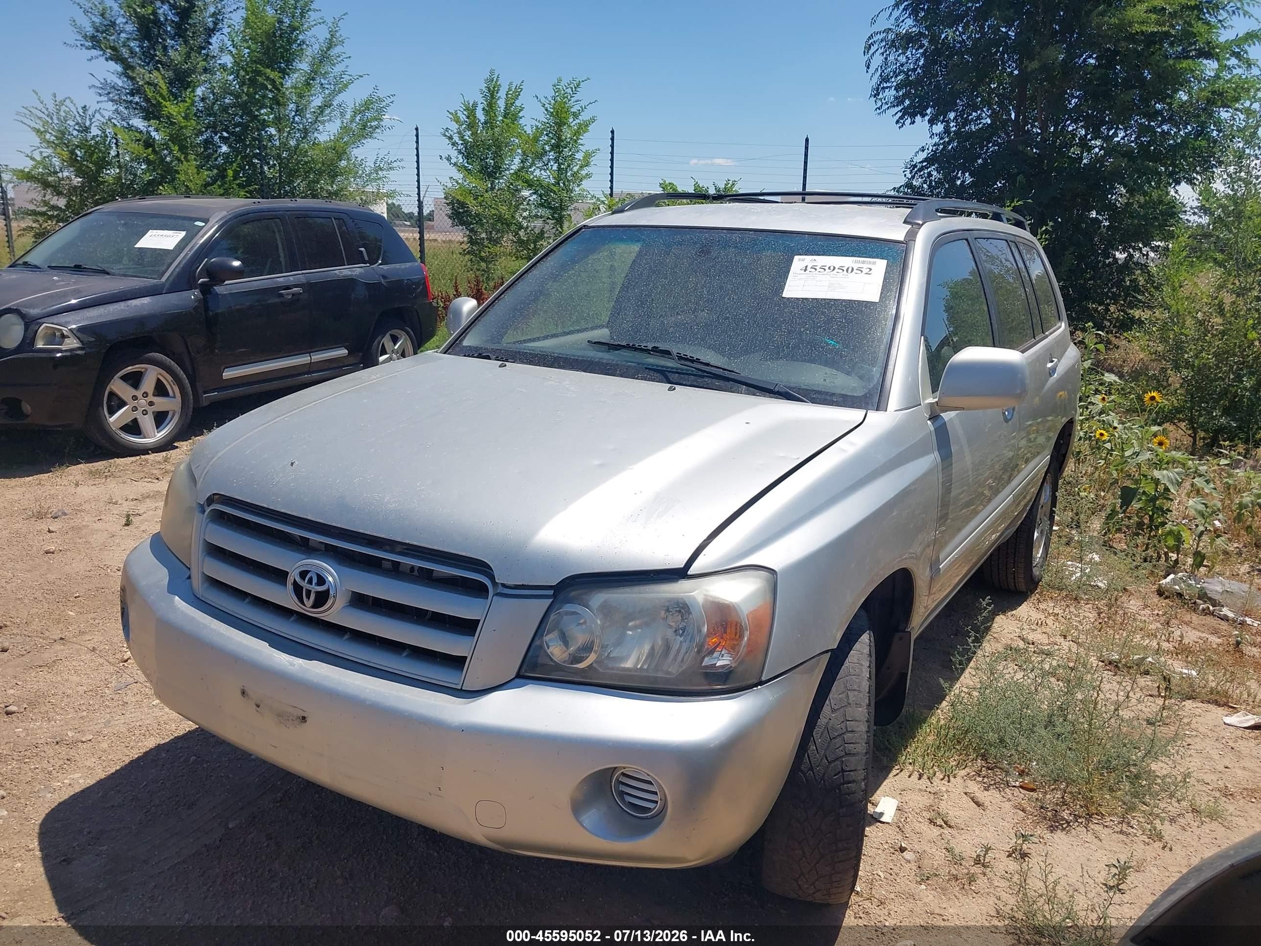 2005 Toyota Highlander V6 Gray vin: JTEEP21A150118422