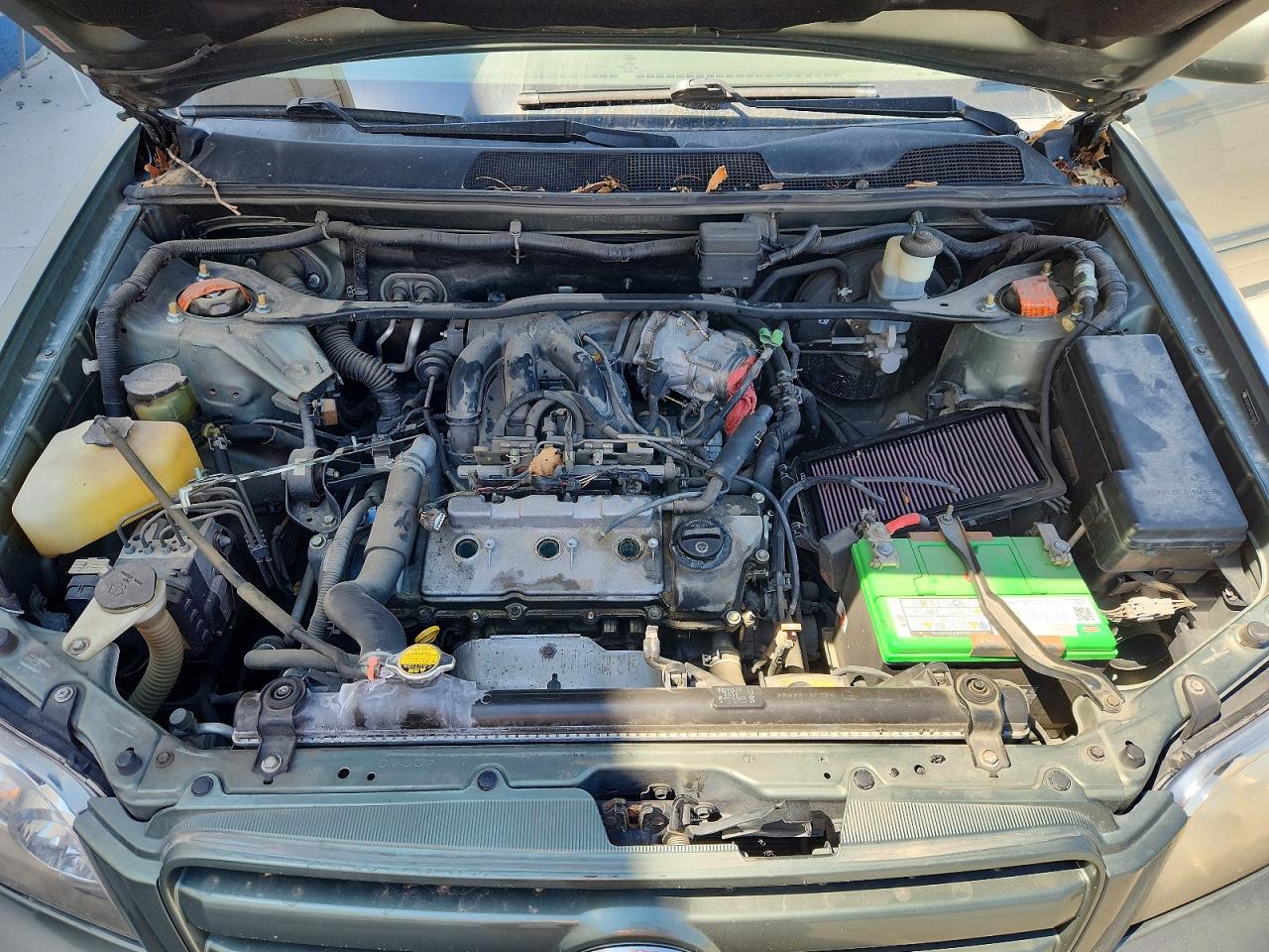 2005 Toyota Highlander Teal vin: JTEEP21A150123412