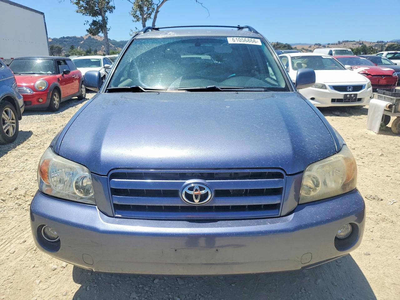 2005 Toyota Highlander Limited Blue vin: JTEEP21A150125371
