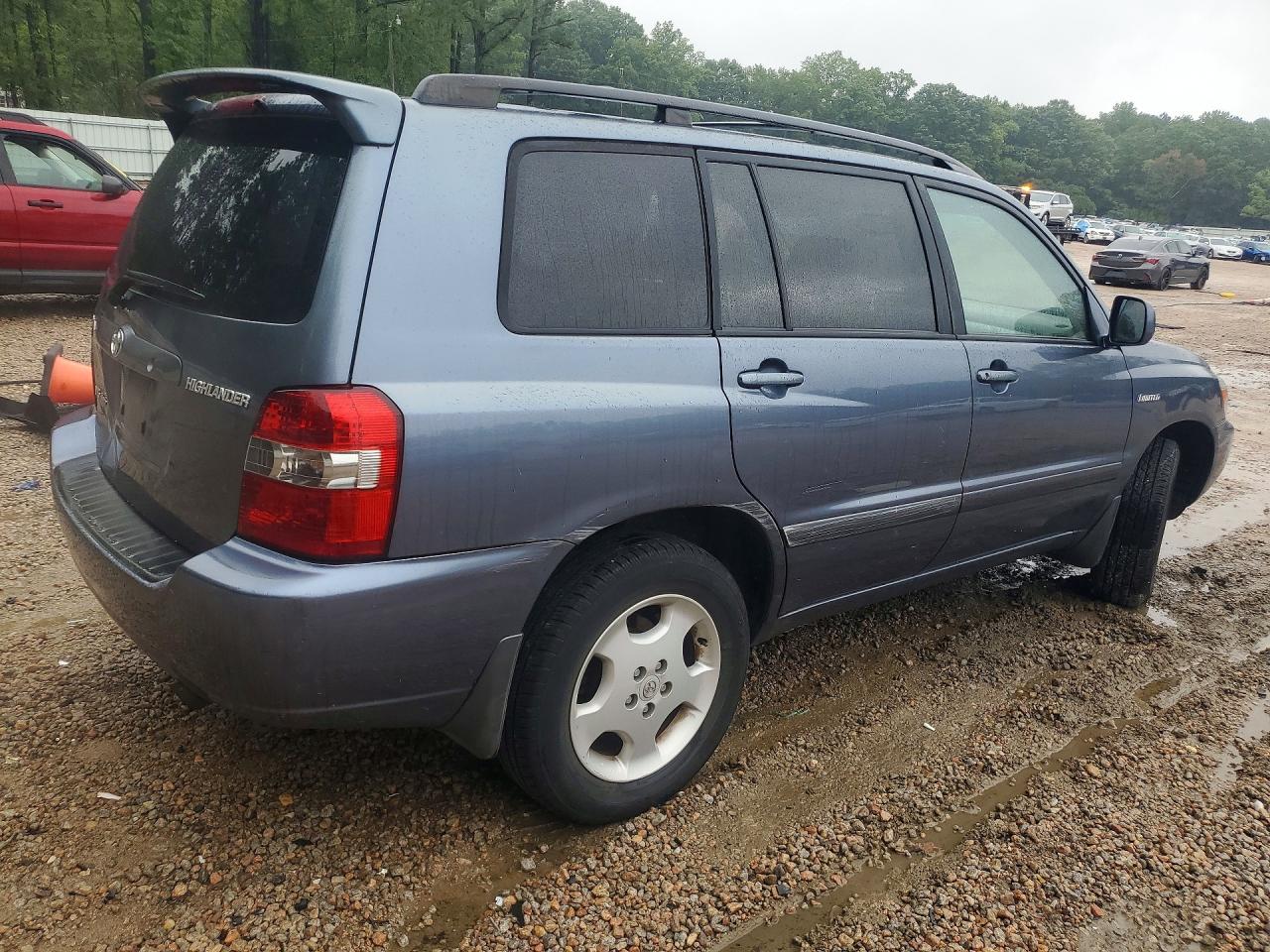 2005 Toyota Highlander Limited Синий vin: JTEEP21A150131218
