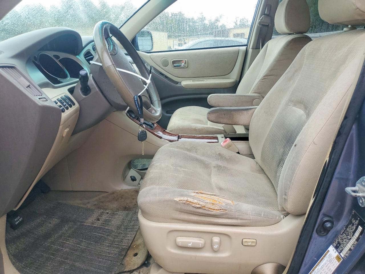 2005 Toyota Highlander Limited Синий vin: JTEEP21A150131218