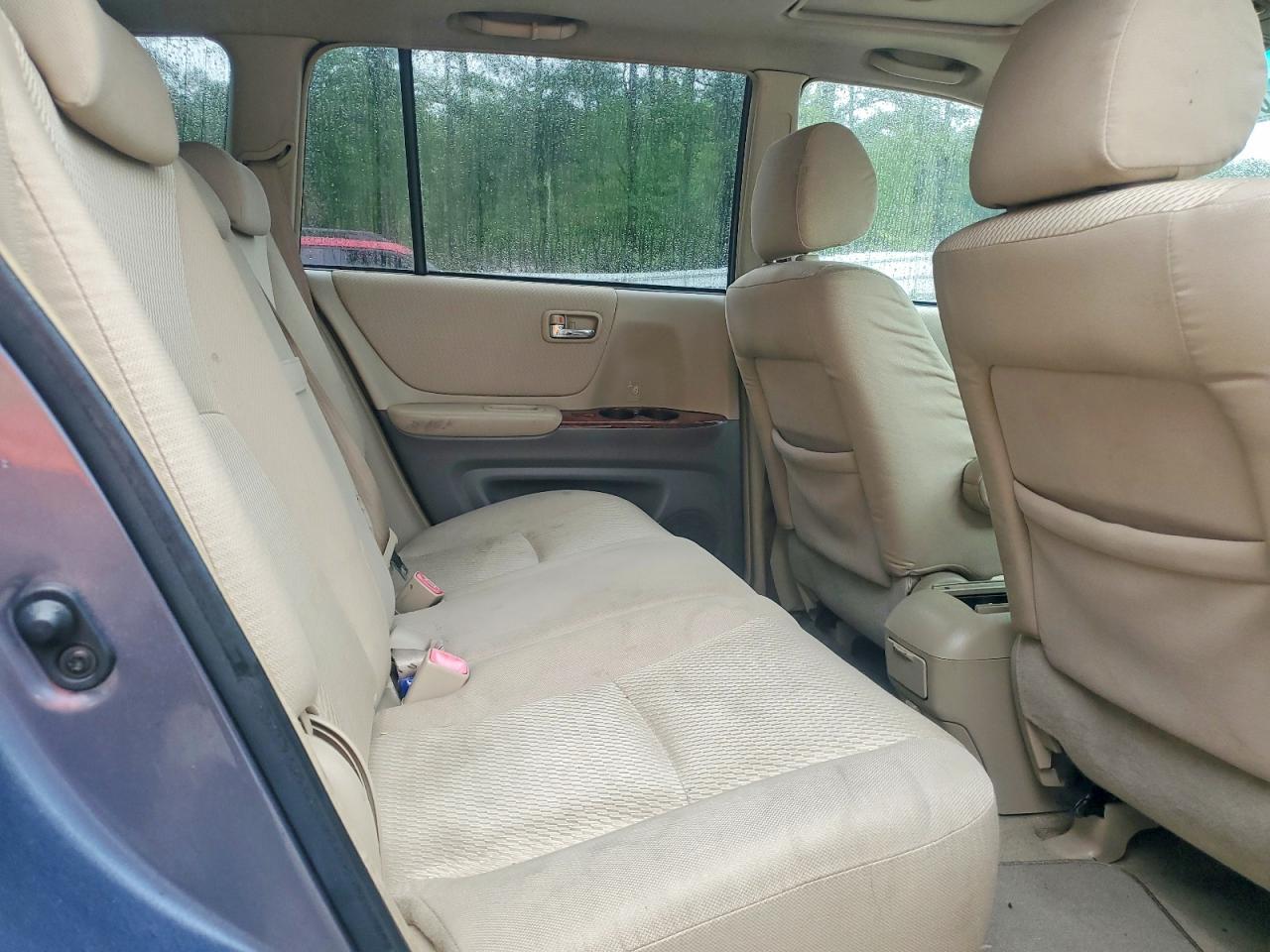 2005 Toyota Highlander Limited Синий vin: JTEEP21A150131218