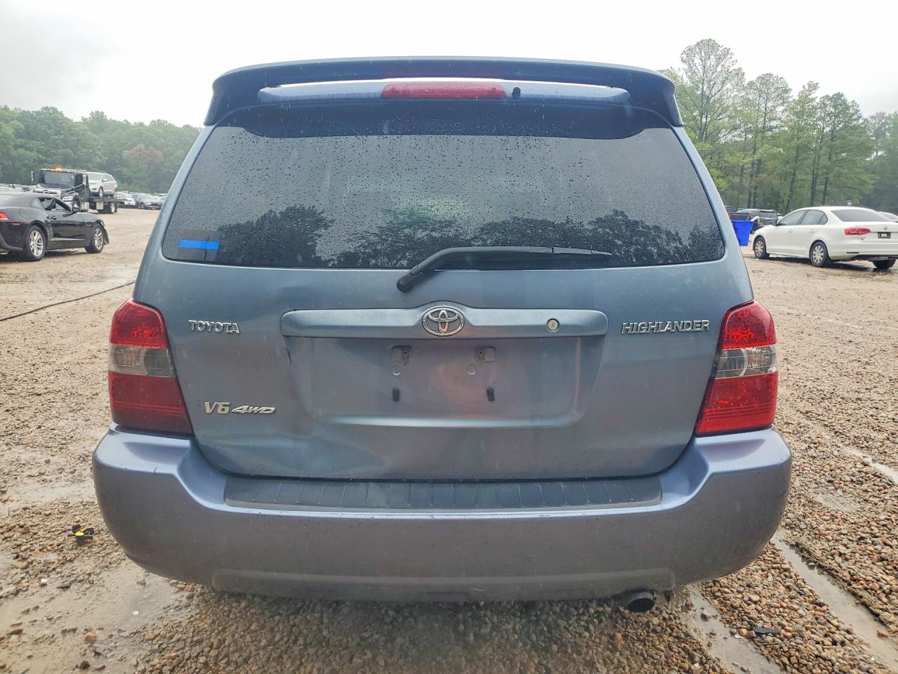 2005 Toyota Highlander Limited Синий vin: JTEEP21A150131218