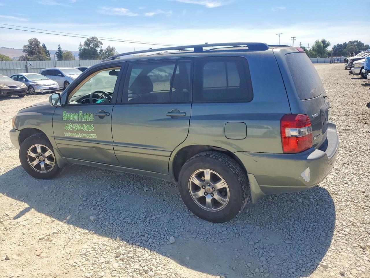 2006 Toyota Highlander Base Gray vin: JTEEP21A160140972