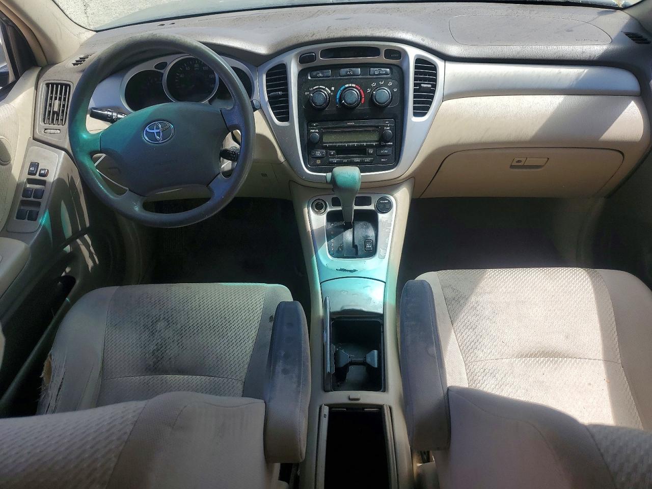 2006 Toyota Highlander Base Gray vin: JTEEP21A160140972