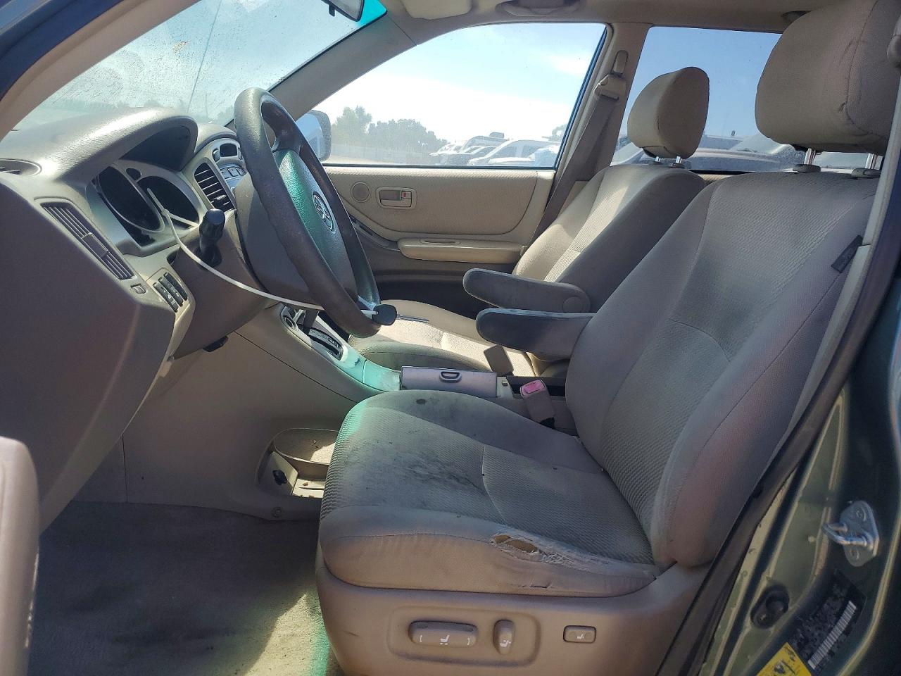 2006 Toyota Highlander Base Gray vin: JTEEP21A160140972