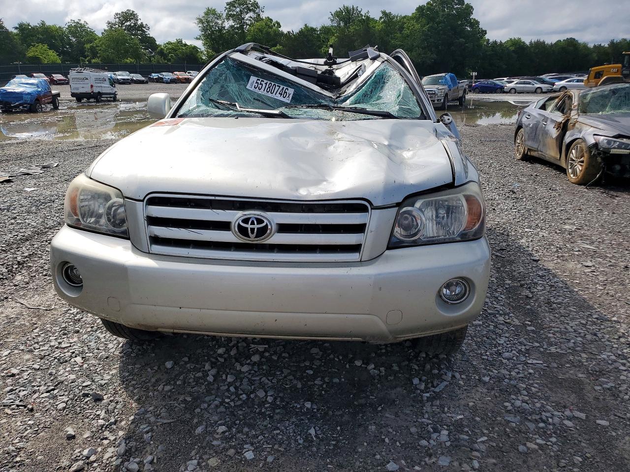 2006 Toyota Highlander Limited Silver vin: JTEEP21A160150577