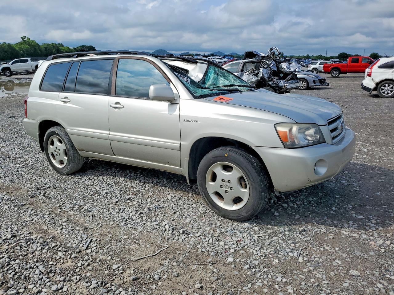 2006 Toyota Highlander Limited Silver vin: JTEEP21A160150577