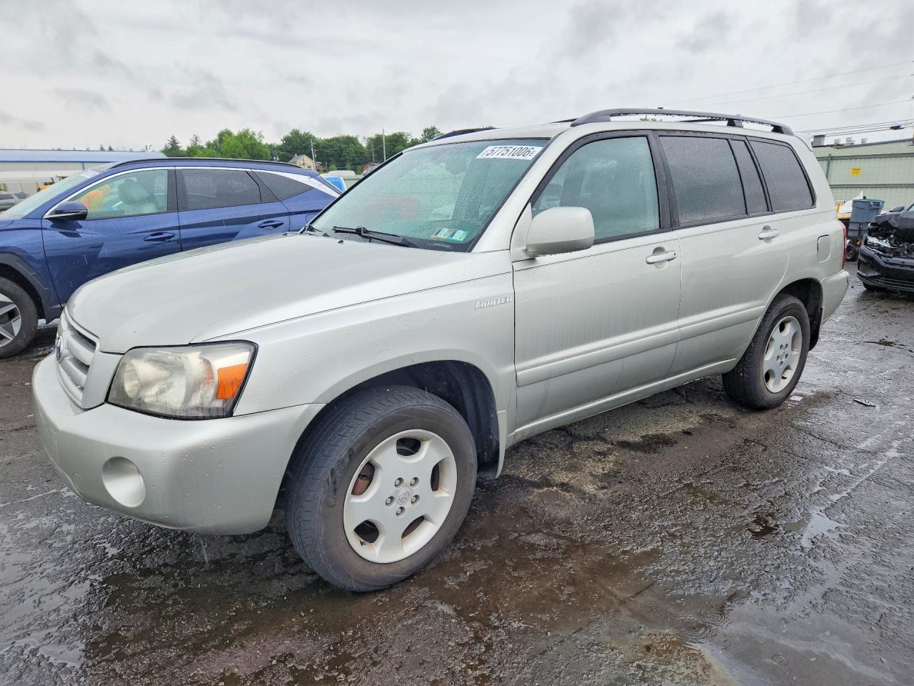 2006 Toyota Highlander Limited Silver vin: JTEEP21A160154659
