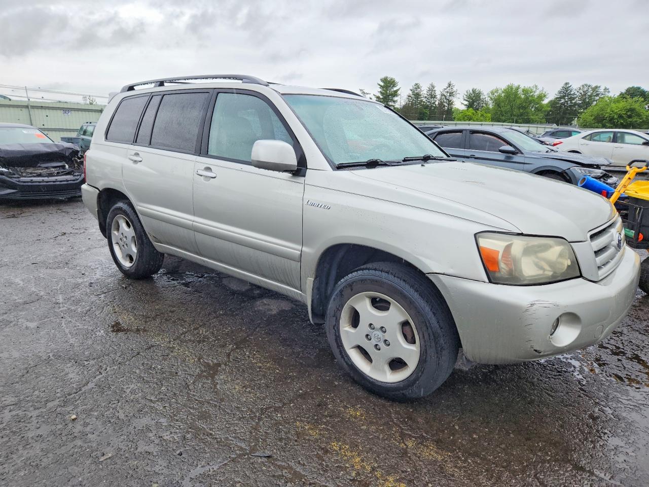 2006 Toyota Highlander Limited Silver vin: JTEEP21A160154659