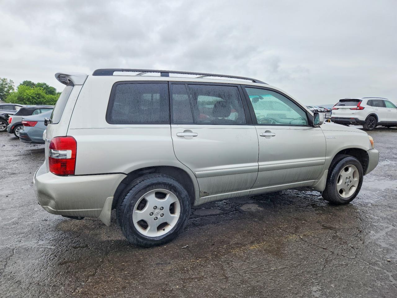 2006 Toyota Highlander Limited Silver vin: JTEEP21A160154659