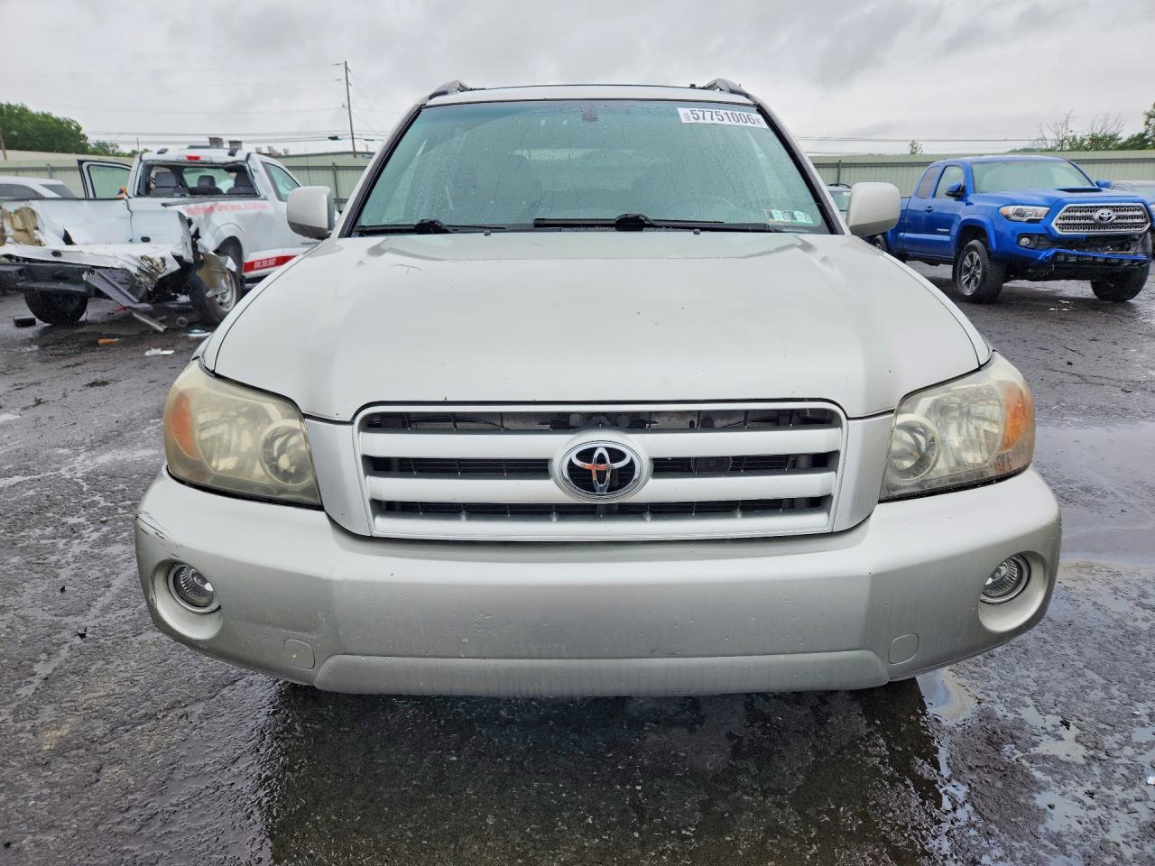 2006 Toyota Highlander Limited Silver vin: JTEEP21A160154659