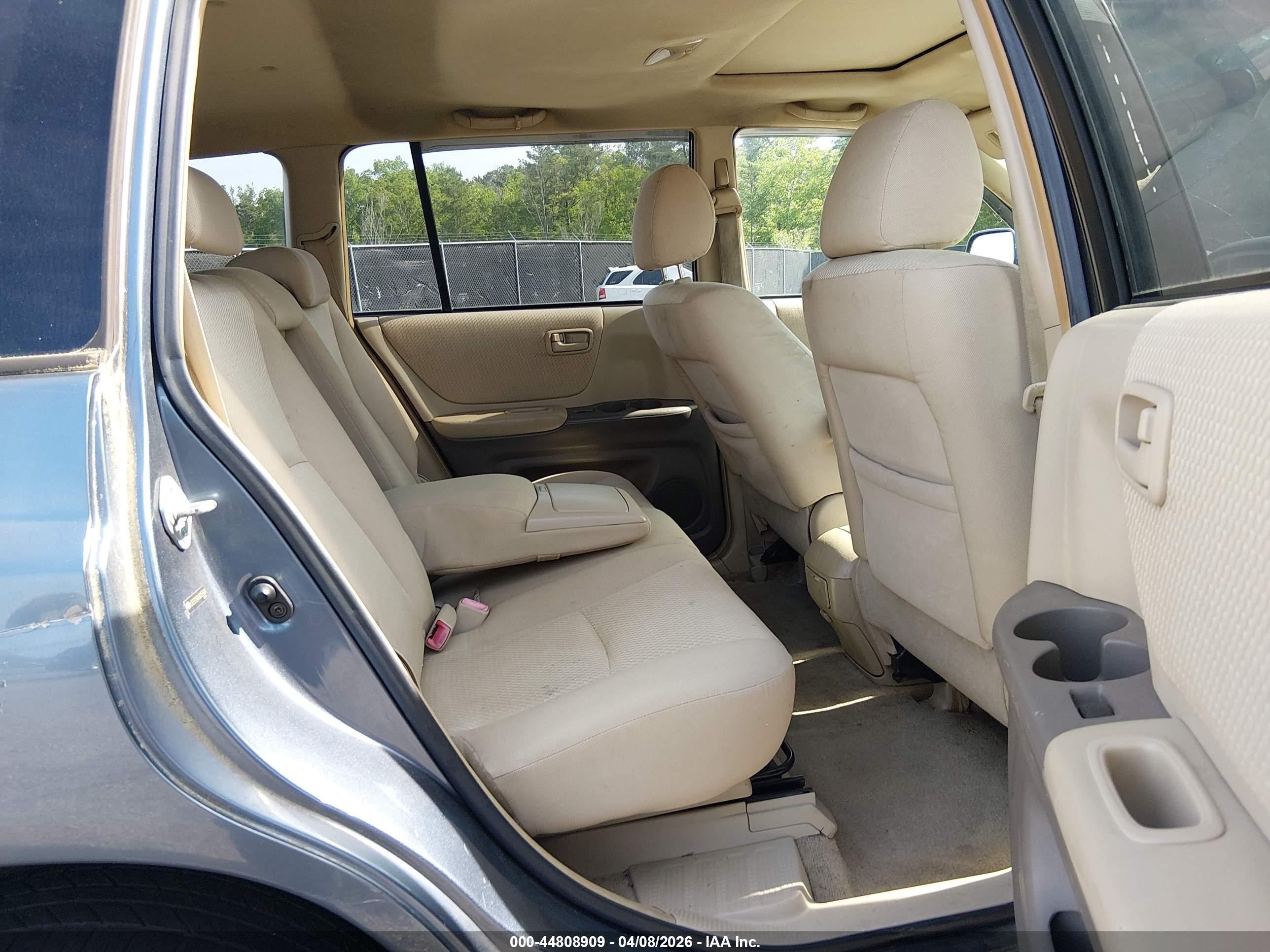 2006 Toyota Highlander V6 Gray vin: JTEEP21A160155004