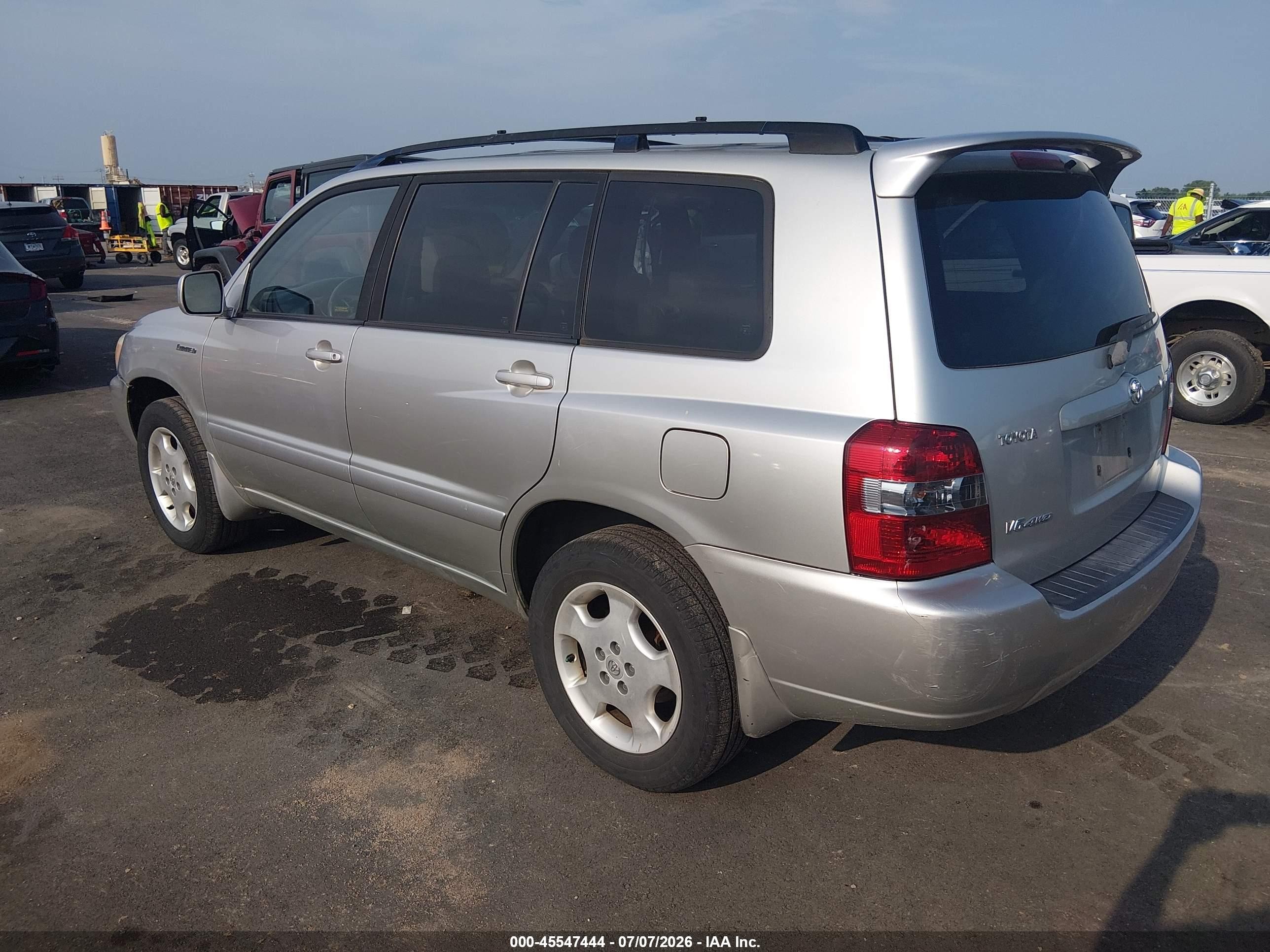 2006 Toyota Highlander Limited V6 Silver vin: JTEEP21A160155438