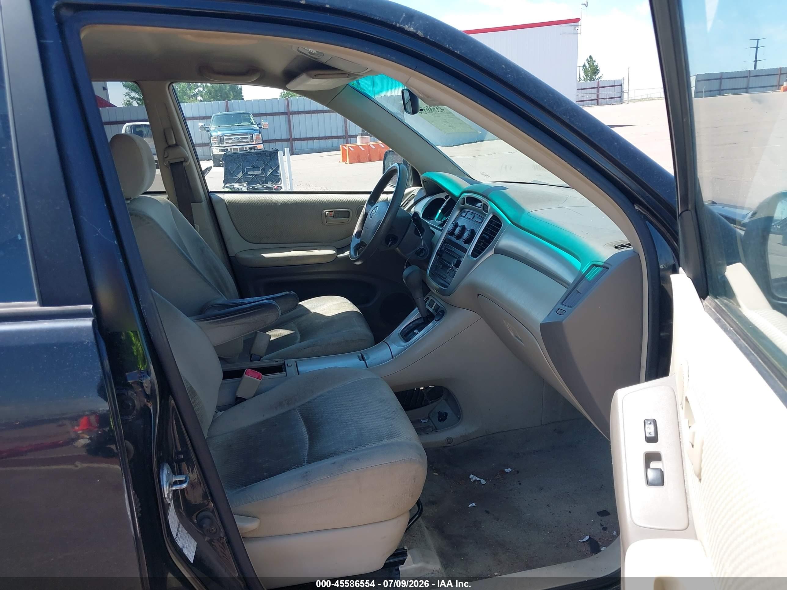 2006 Toyota Highlander V6 Black vin: JTEEP21A160155505