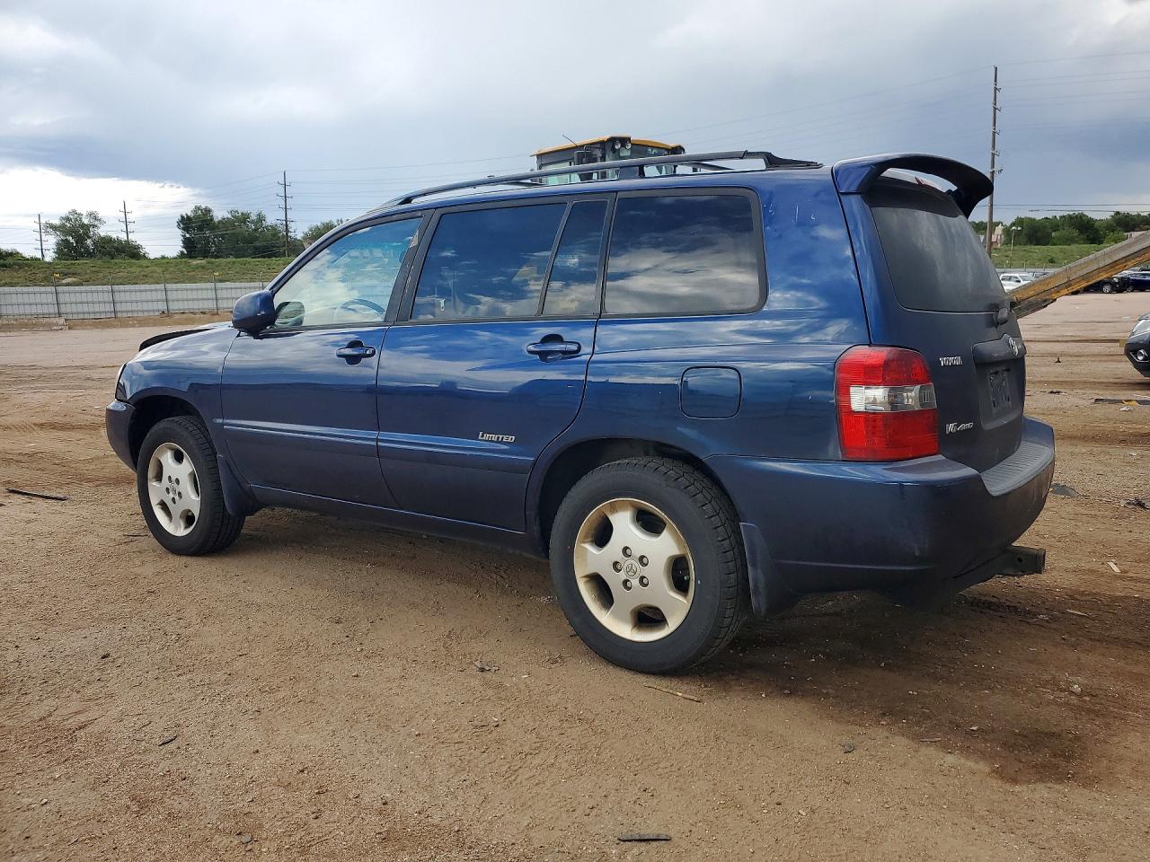 2006 Toyota Highlander Limited Blue vin: JTEEP21A160164530