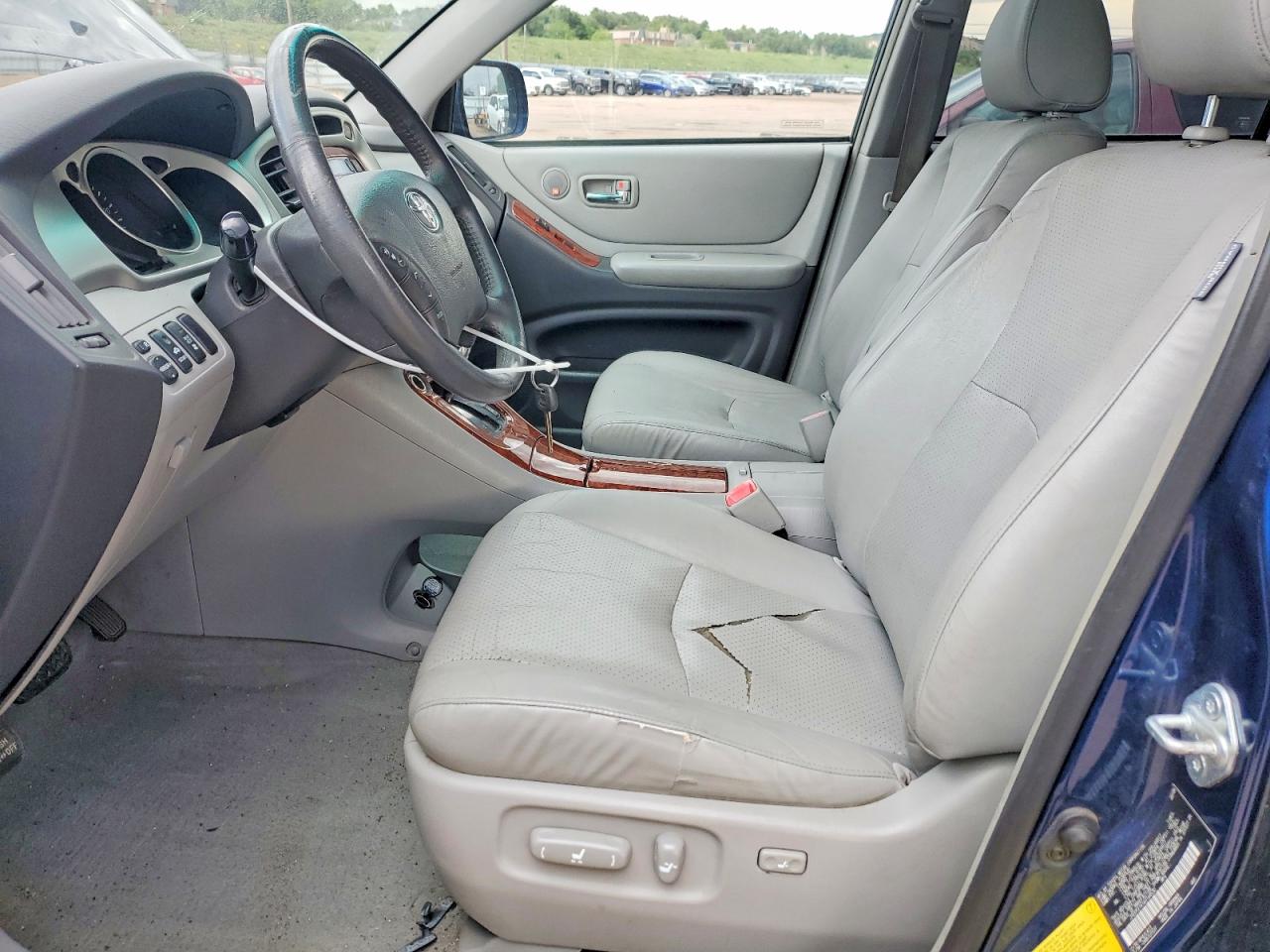 2006 Toyota Highlander Limited Blue vin: JTEEP21A160164530