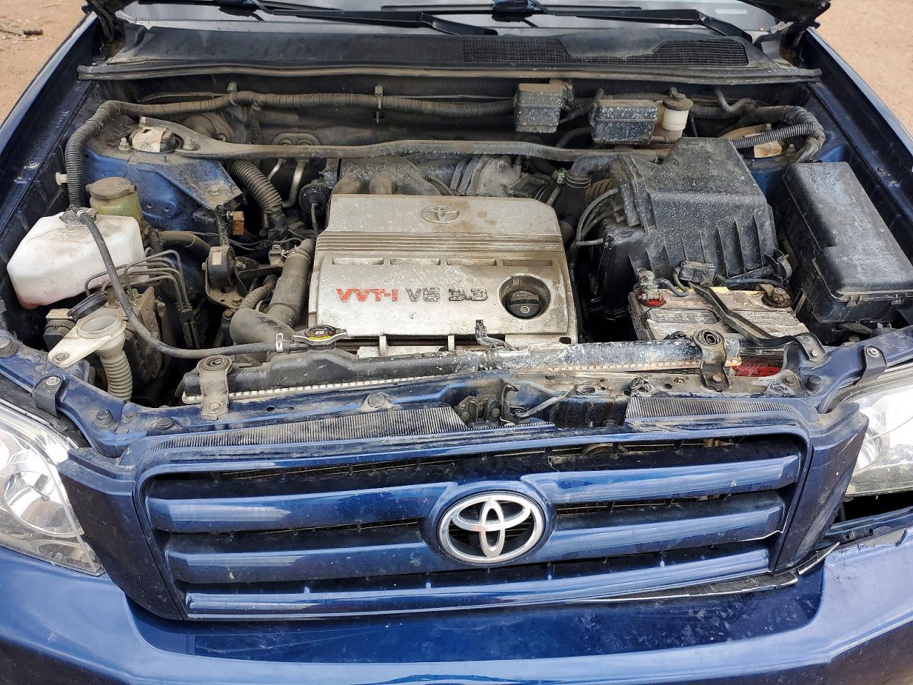 2006 Toyota Highlander Limited Blue vin: JTEEP21A160164530