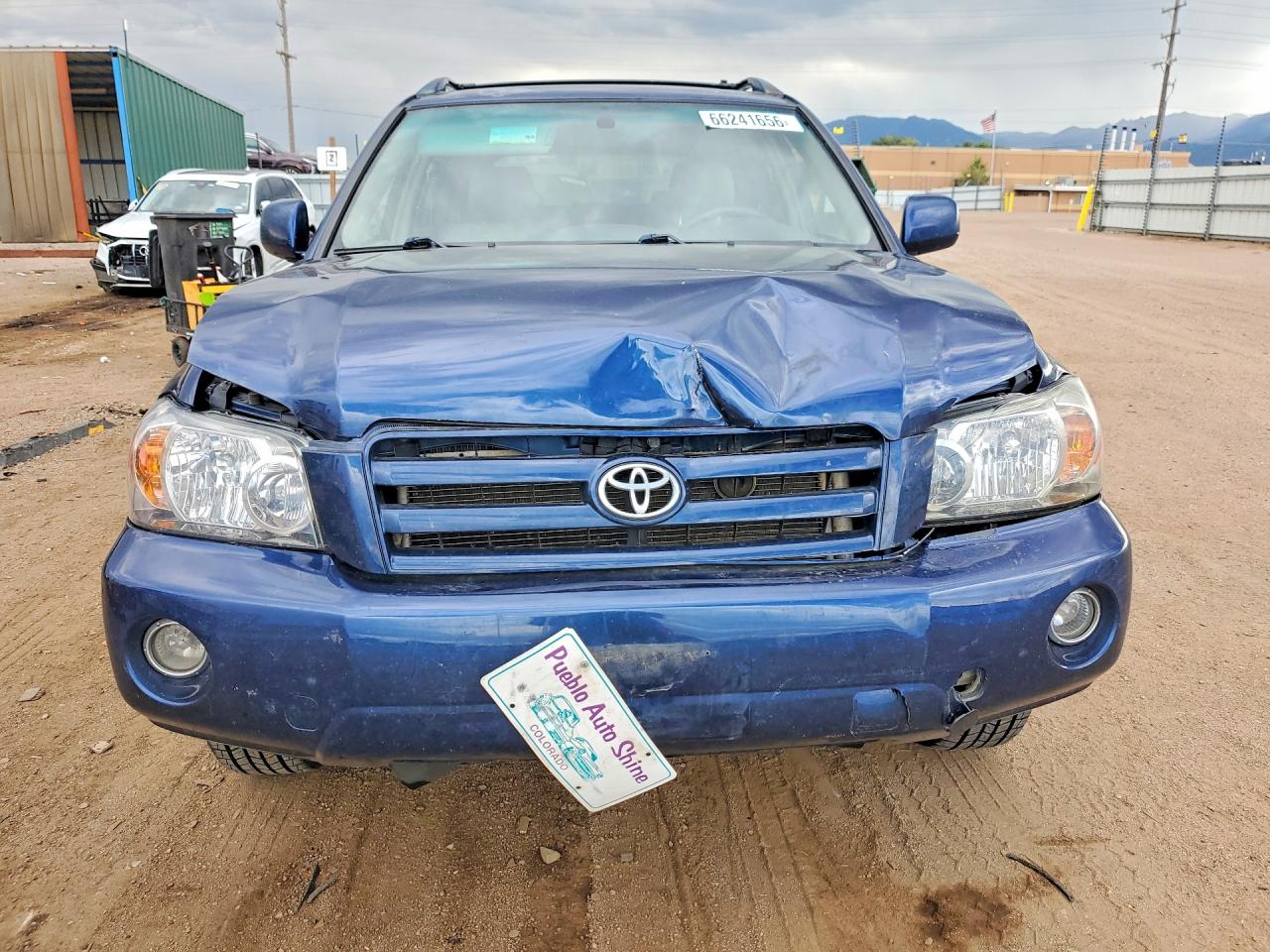 2006 Toyota Highlander Limited Blue vin: JTEEP21A160164530