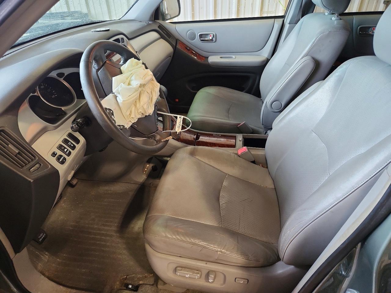2006 Toyota Highlander Limited Green vin: JTEEP21A160166360